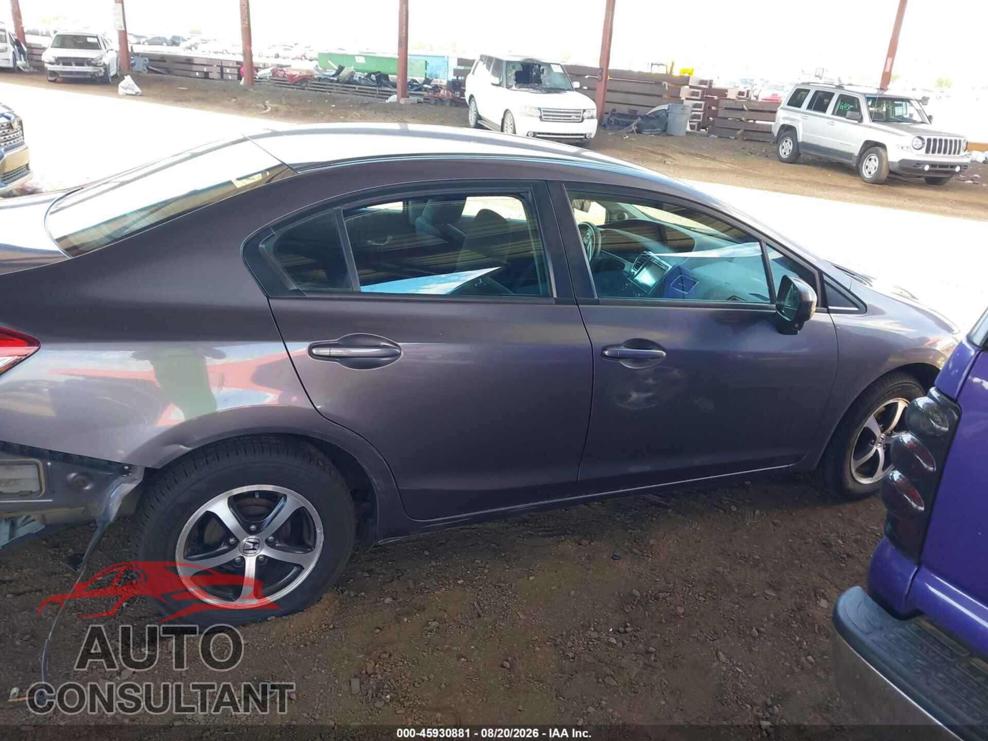 HONDA CIVIC 2015 - 19XFB2F74FE291252