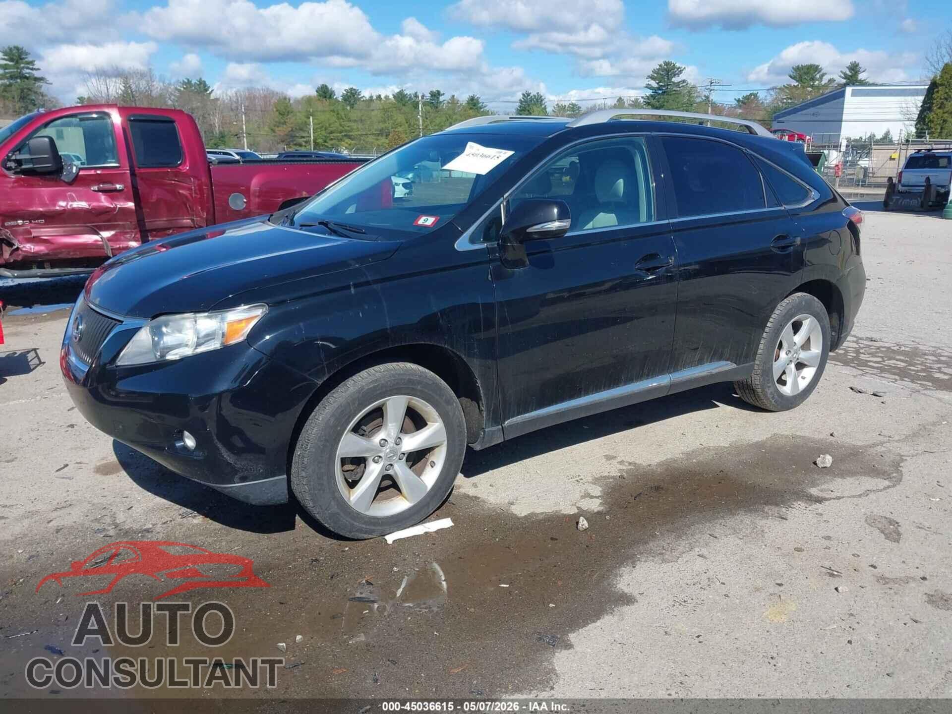 LEXUS RX 350 2011 - 2T2BK1BA5BC105622