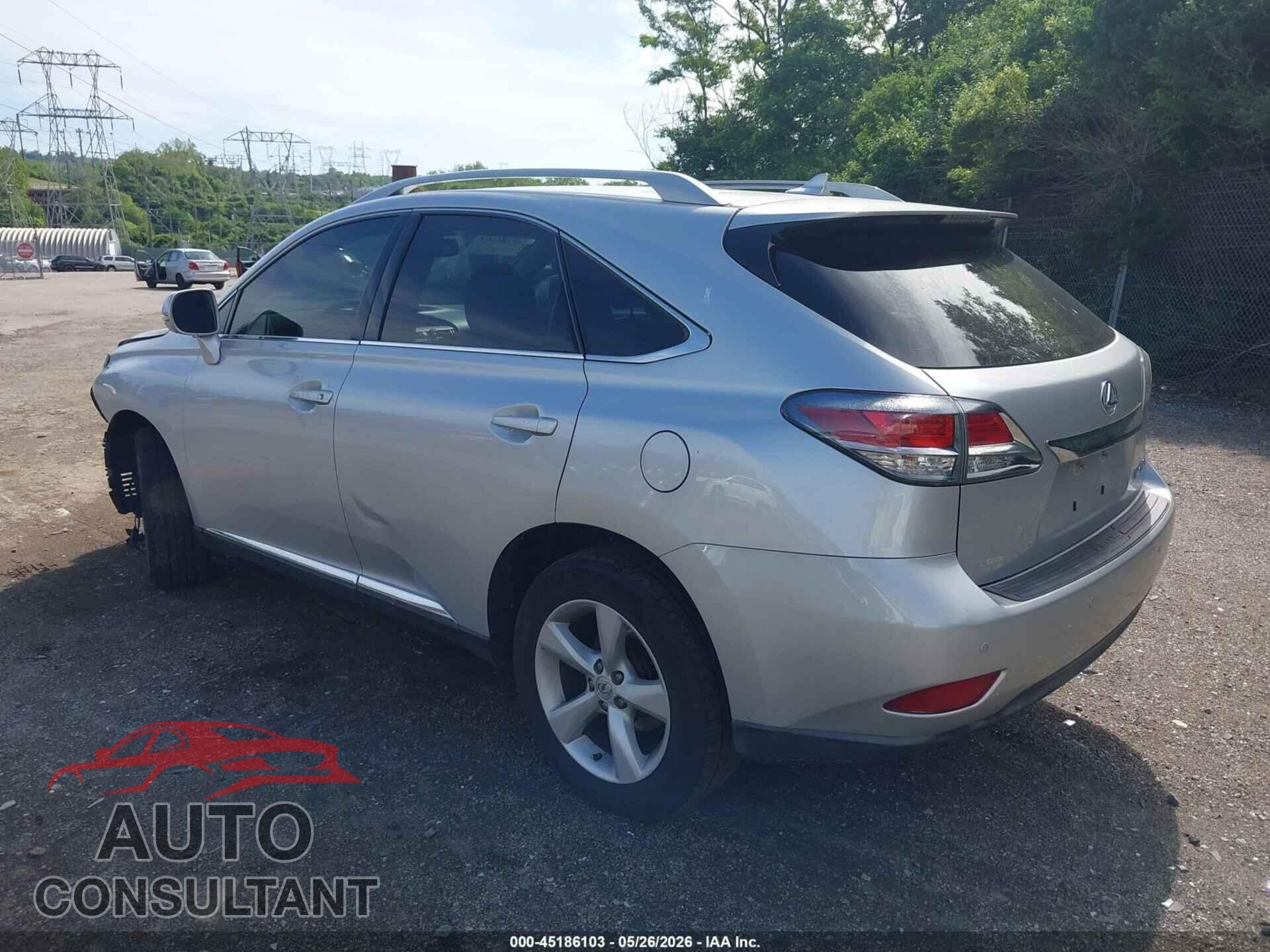 LEXUS RX 350 2013 - 2T2BK1BAXDC186605