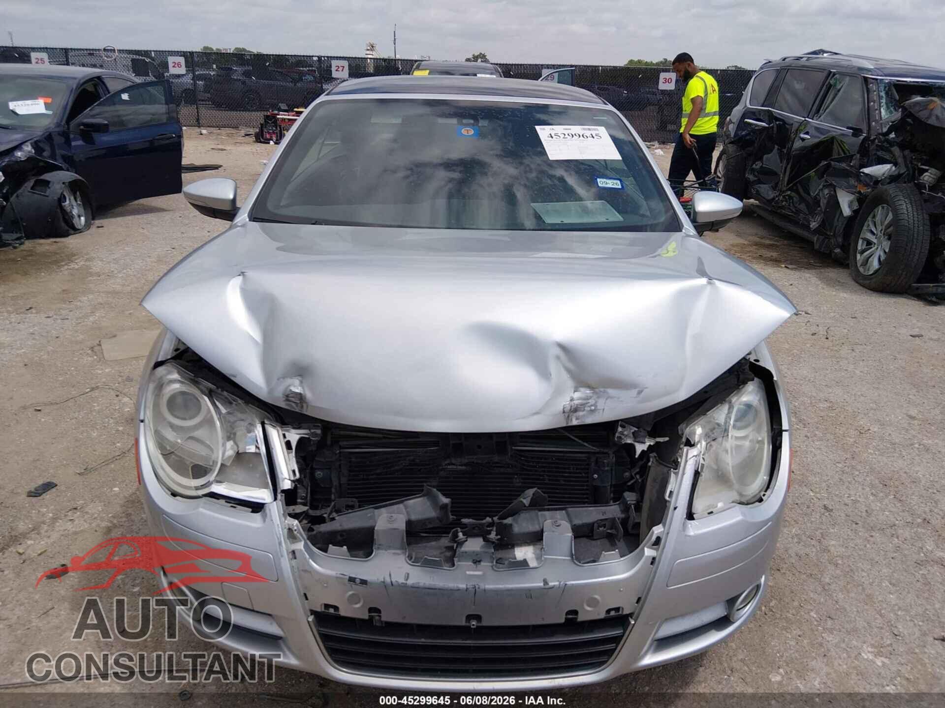 VOLKSWAGEN EOS 2009 - WVWFA71F79V014464