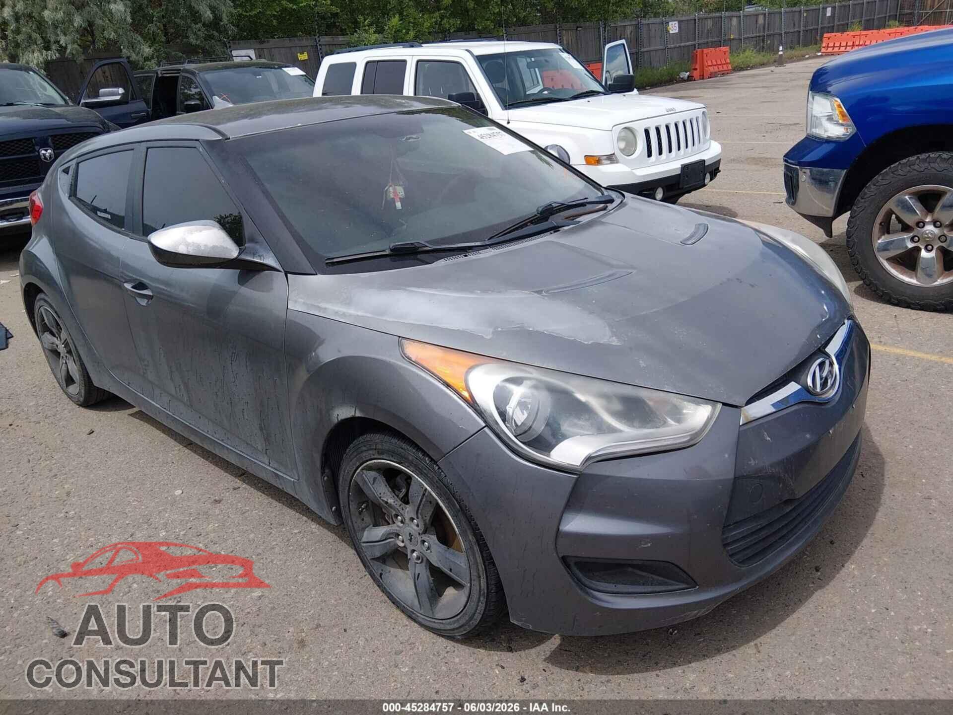 HYUNDAI VELOSTER 2012 - KMHTC6AD2CU026276
