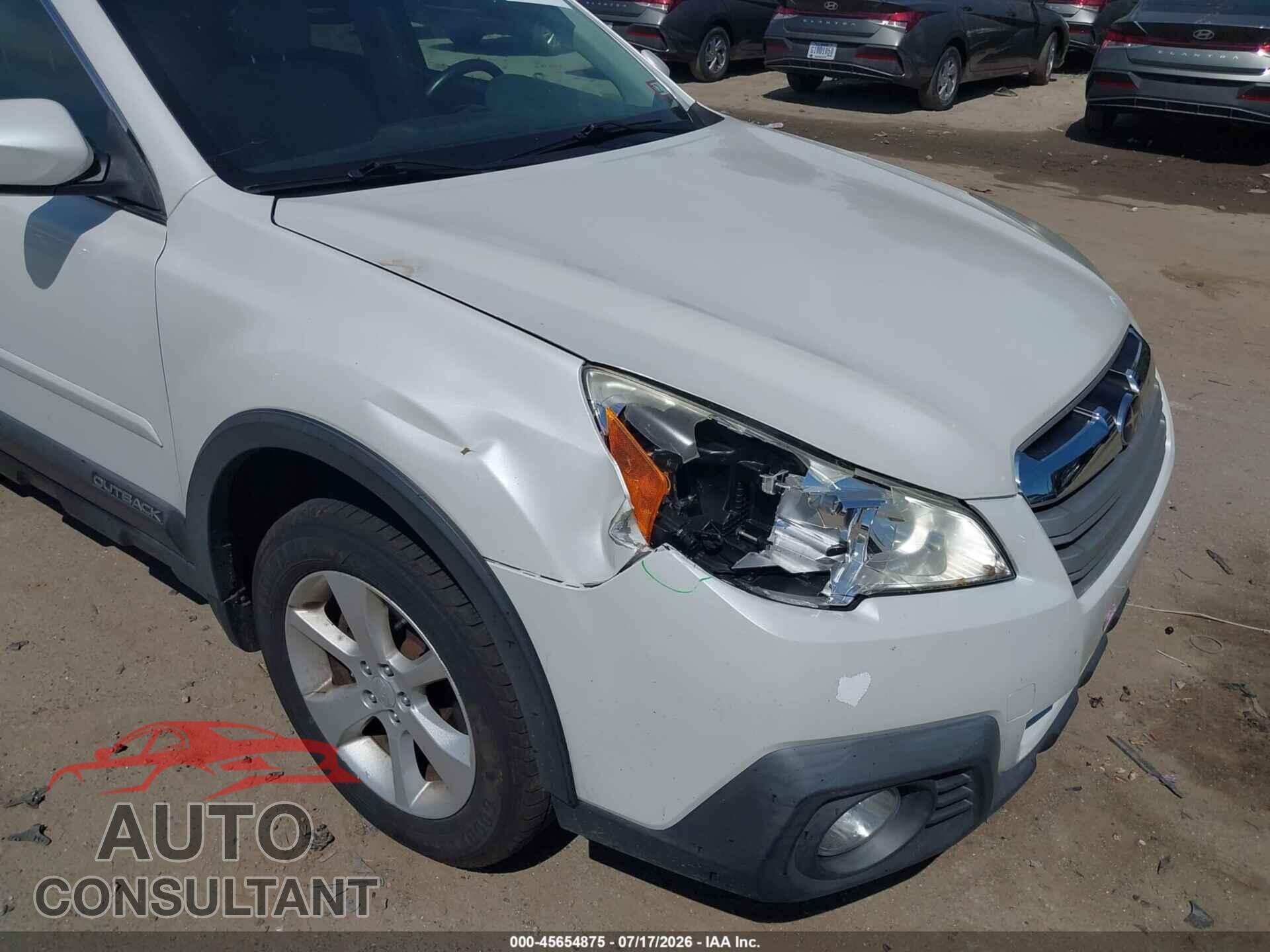 SUBARU OUTBACK 2013 - 4S4BRBCC9D3201668
