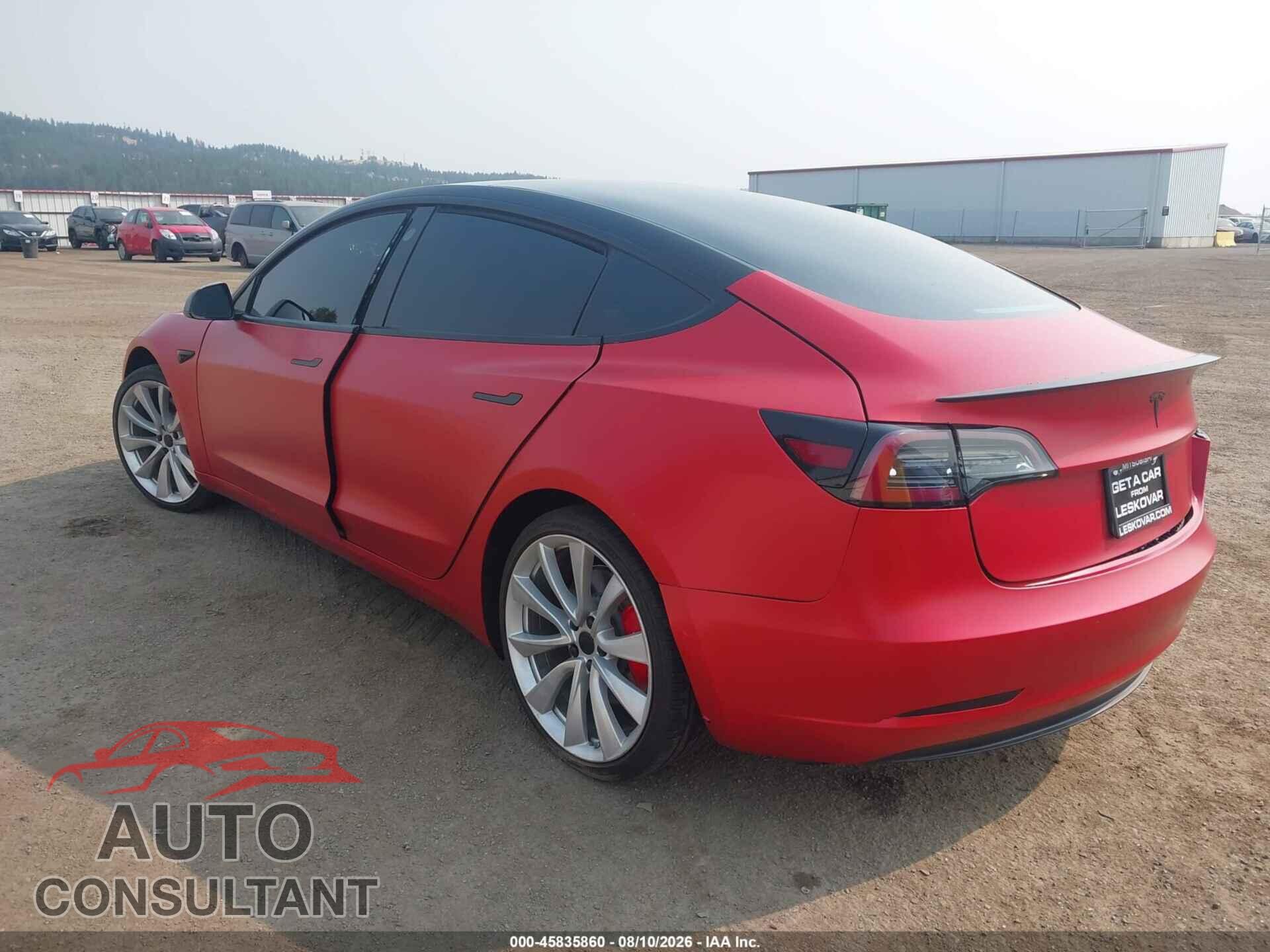 TESLA MODEL 3 2019 - 5YJ3E1EB5KF231530