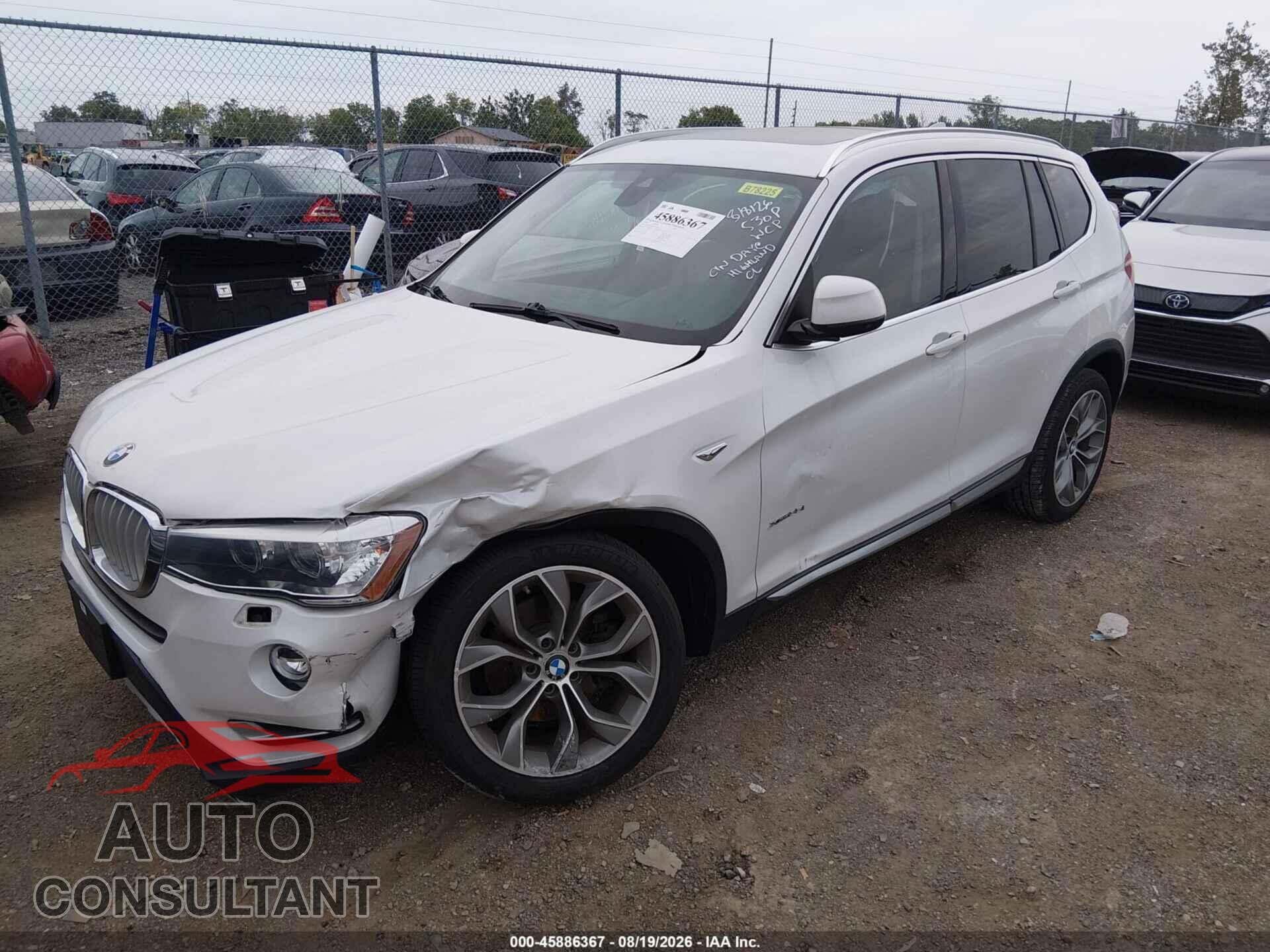 BMW X3 2016 - 5UXWX7C57G0S17088