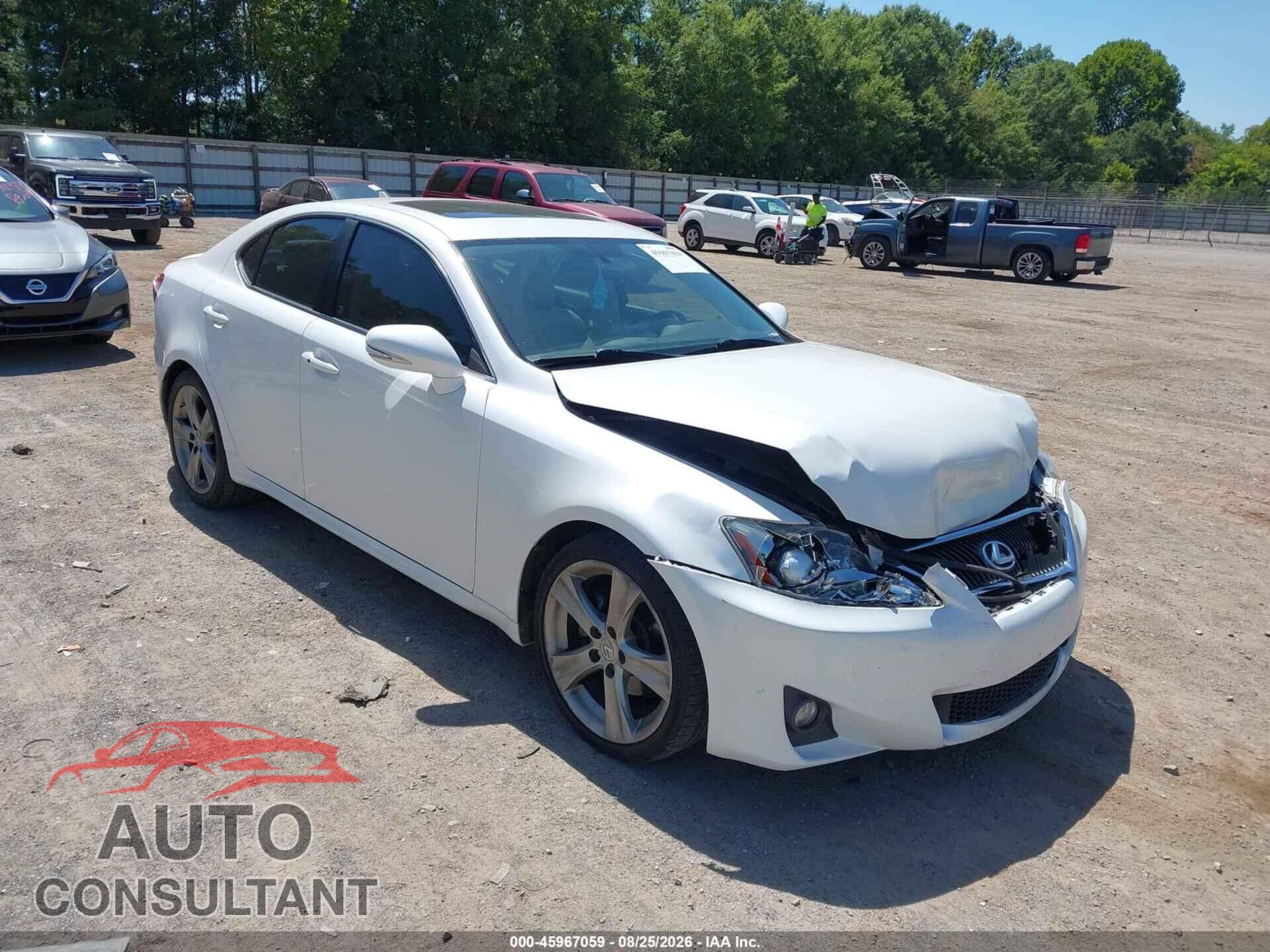 LEXUS IS 250 2011 - JTHBF5C21B5153525
