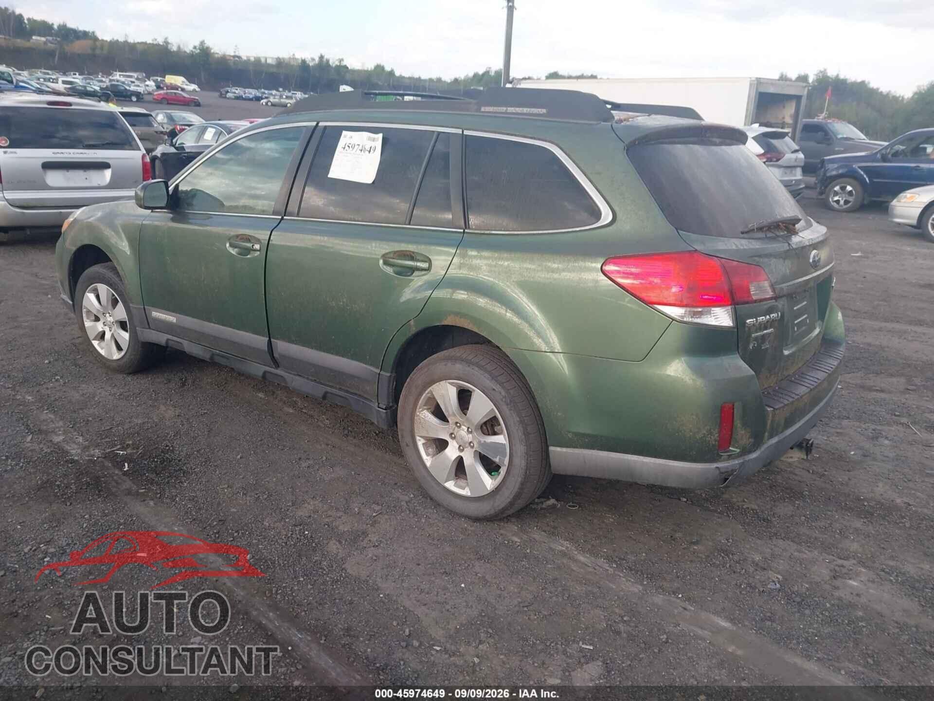 SUBARU OUTBACK 2010 - 4S4BRBCC1A3383488
