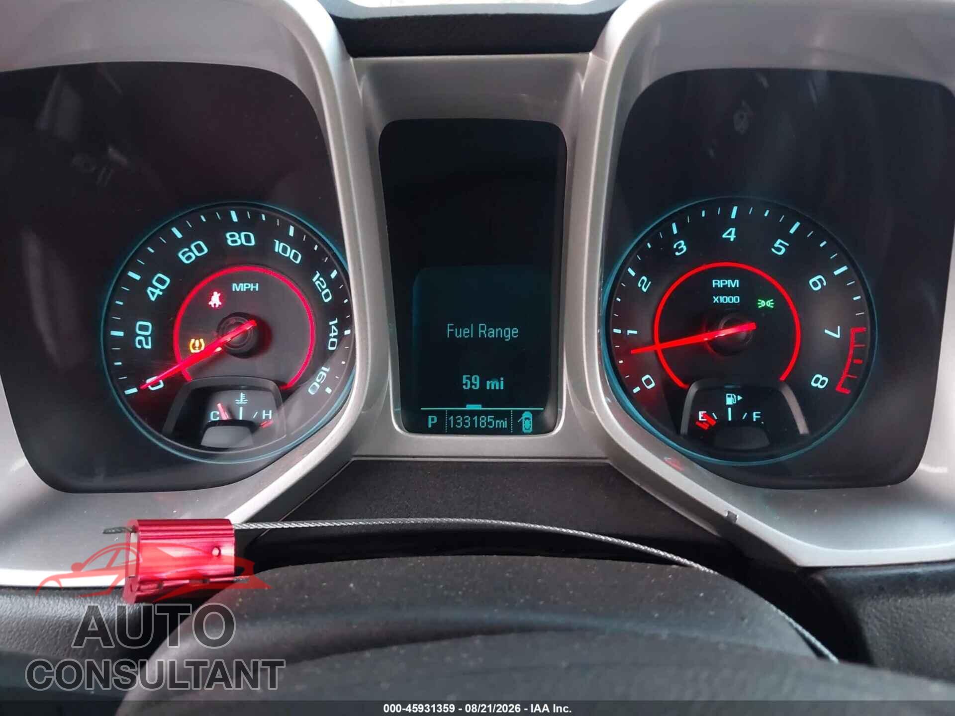 CHEVROLET CAMARO 2012 - 2G1FB1E39C9130469