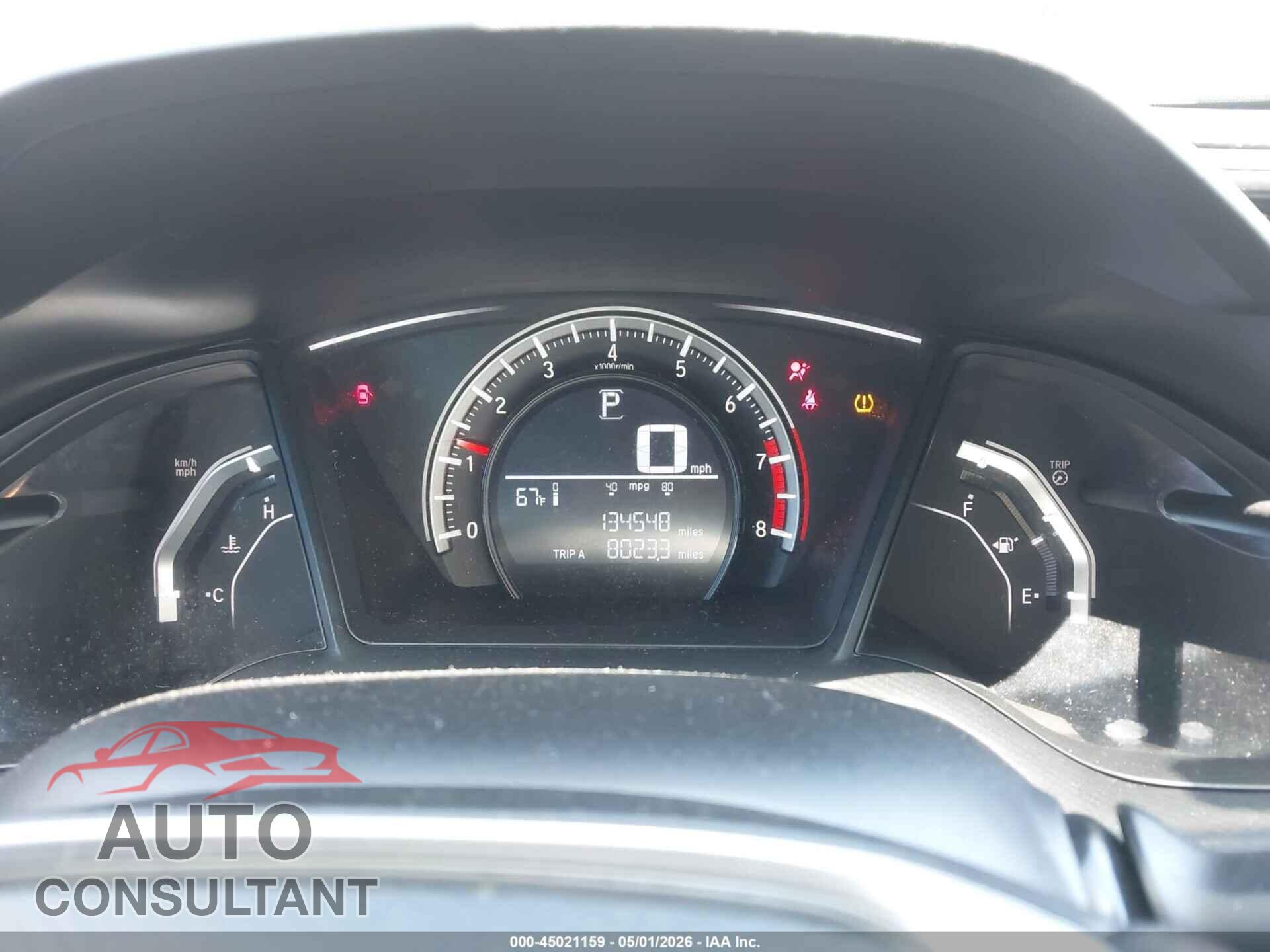 HONDA CIVIC 2016 - 19XFC2F53GE226325