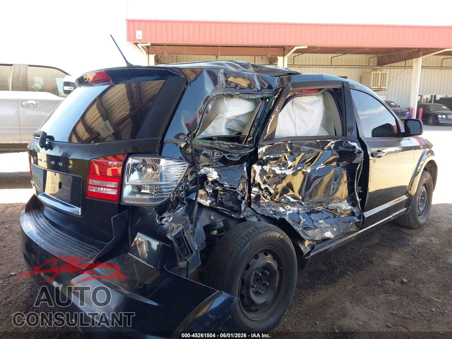 DODGE JOURNEY 2012 - 3C4PDCAB1CT239147