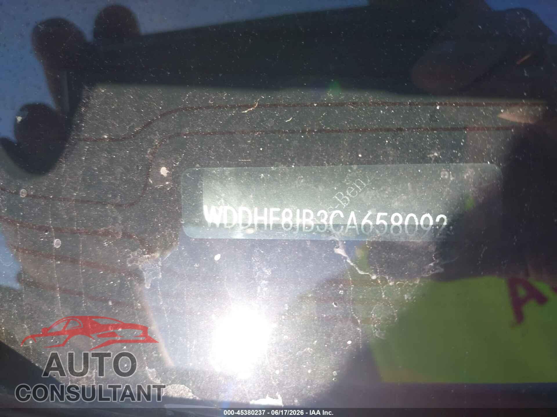 MERCEDES-BENZ E 350 2012 - WDDHF8JB3CA658092