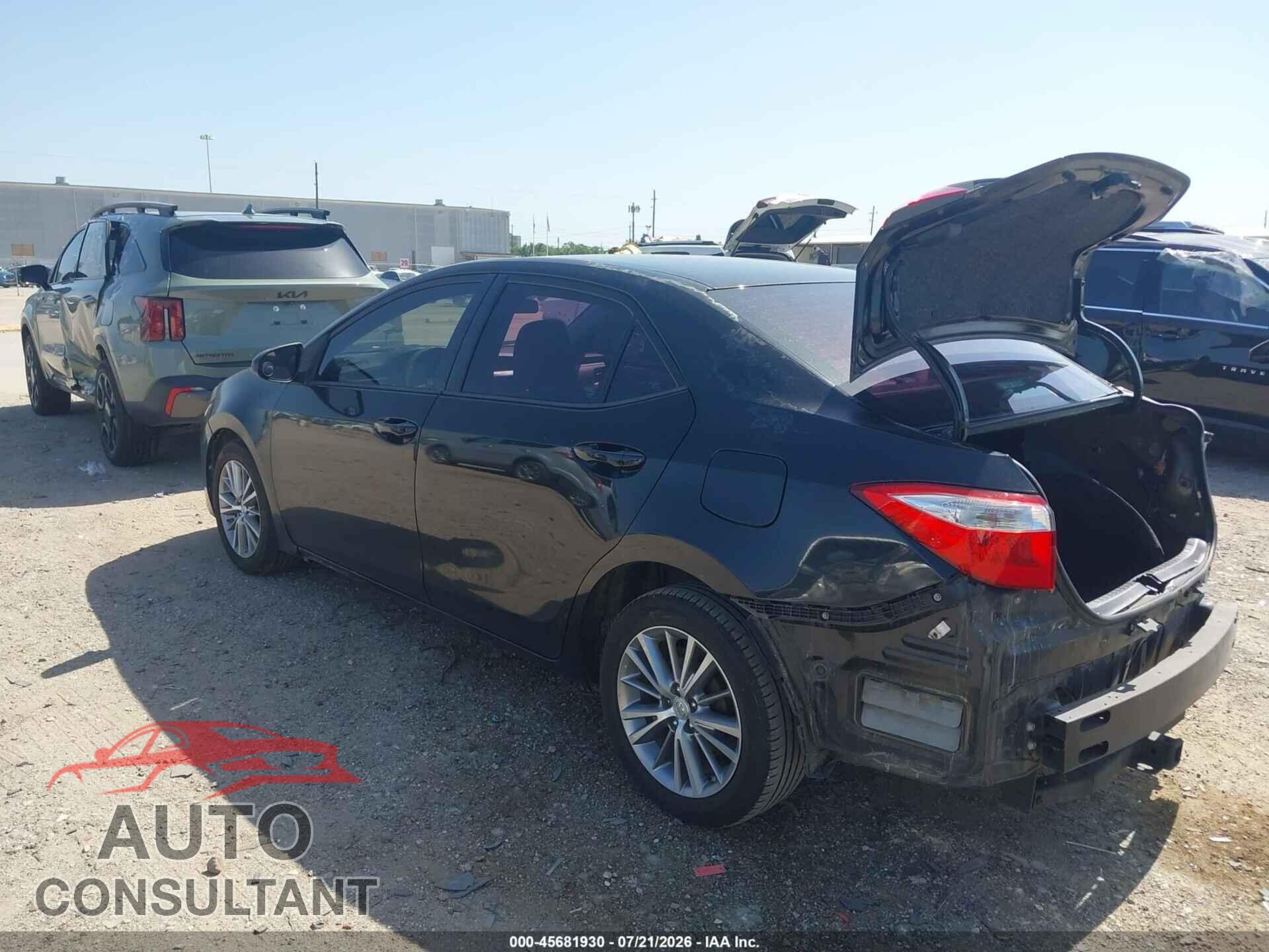 TOYOTA COROLLA 2015 - 5YFBURHE9FP299486