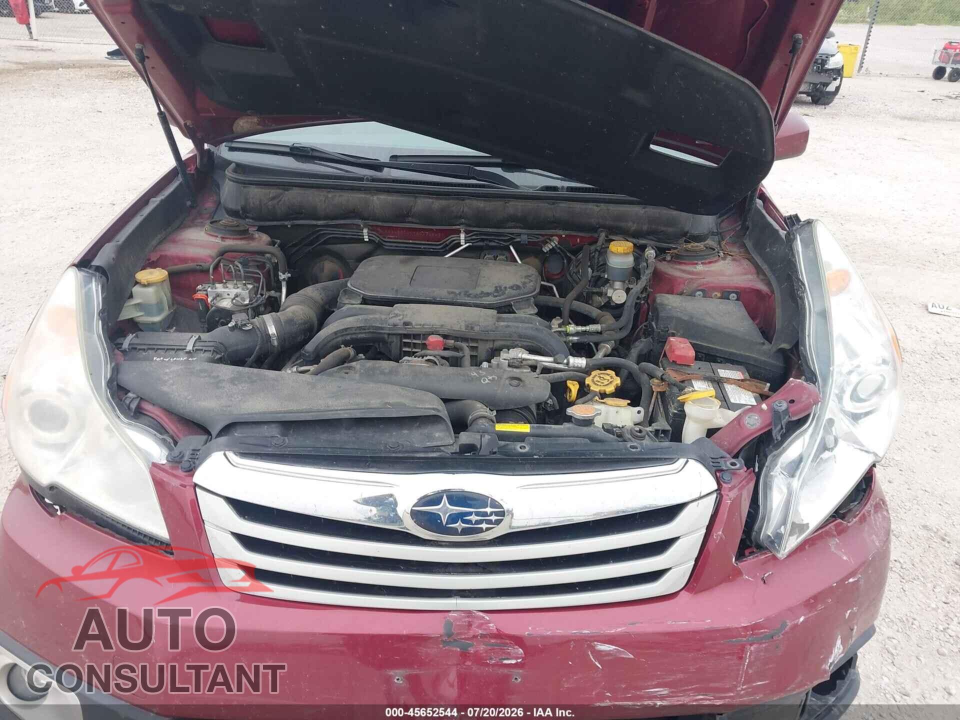 SUBARU OUTBACK 2011 - 4S4BRCCC7B3336845