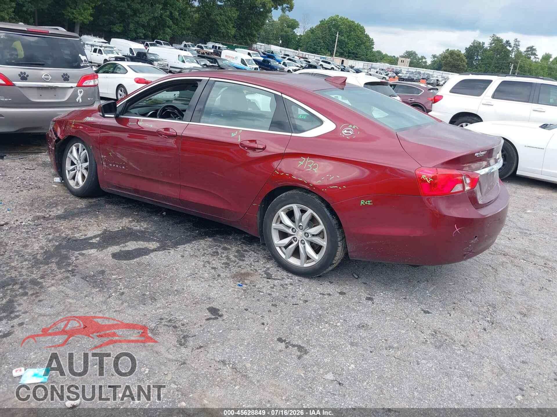 CHEVROLET IMPALA 2016 - 2G1105SA4G9119783