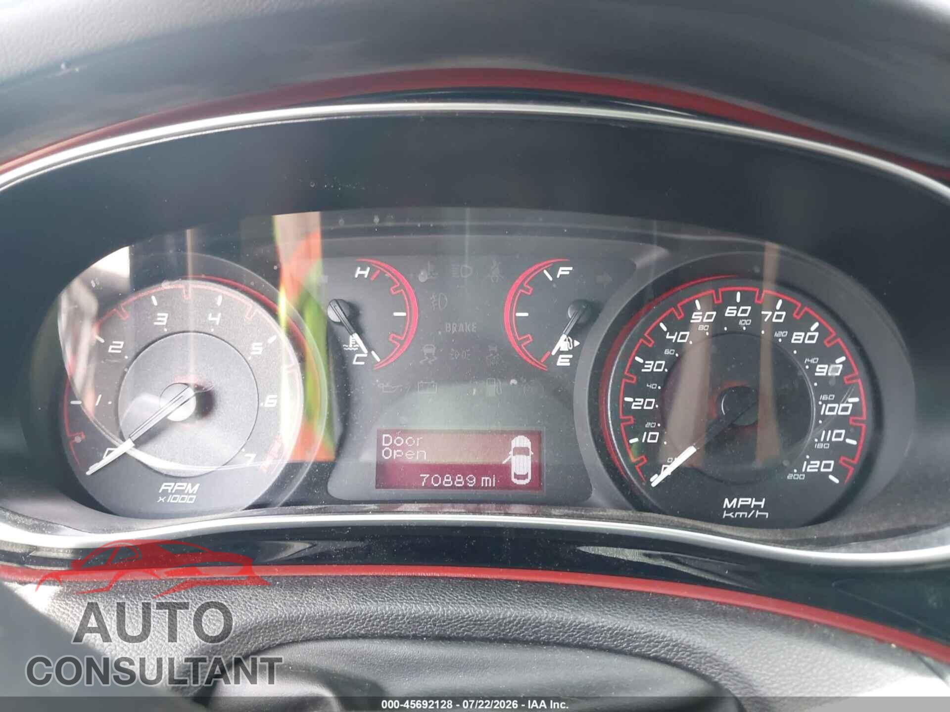 DODGE DART 2014 - 1C3CDFBB2ED825500