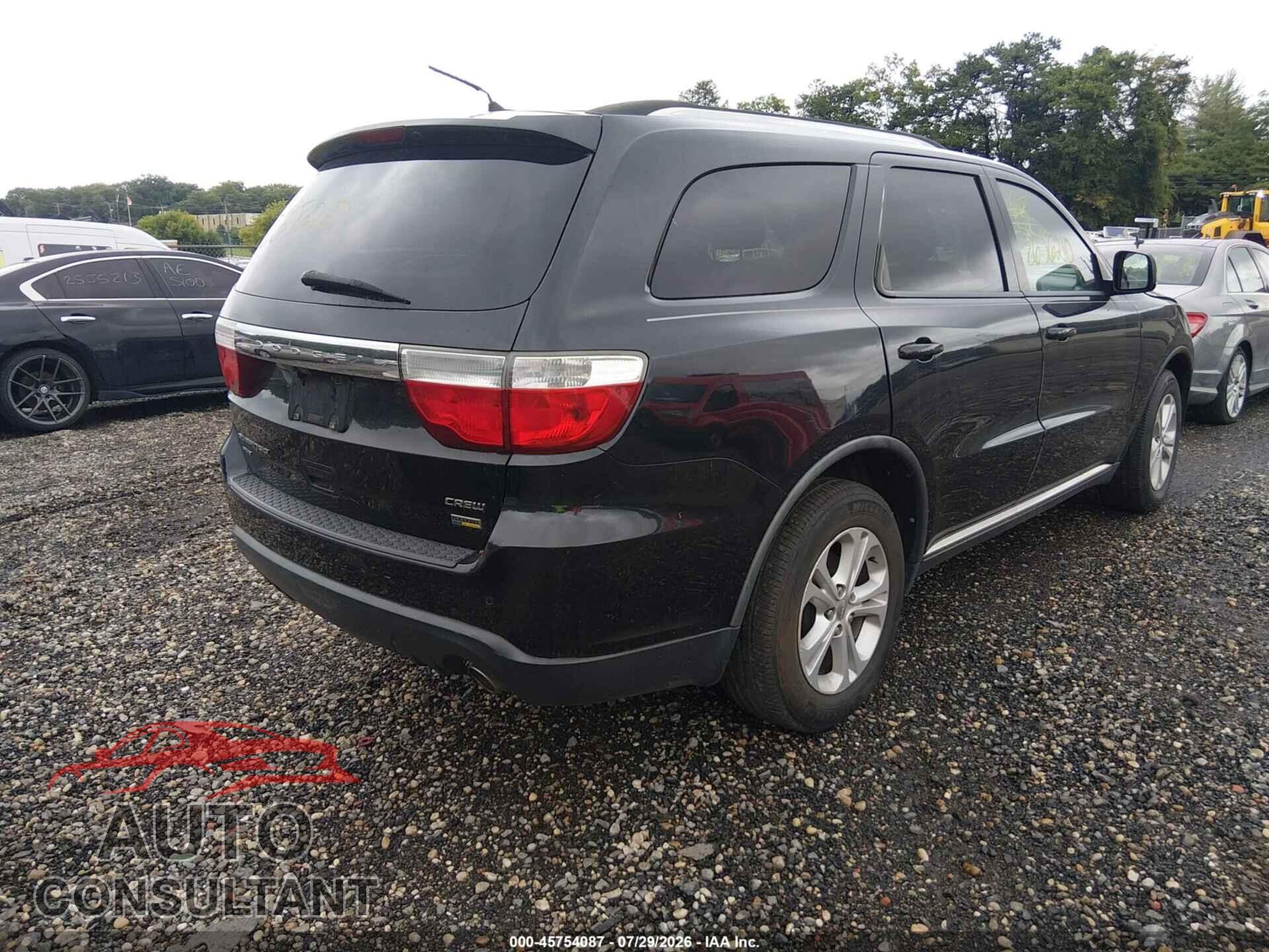 DODGE DURANGO 2012 - 1C4RDJDG9CC153648