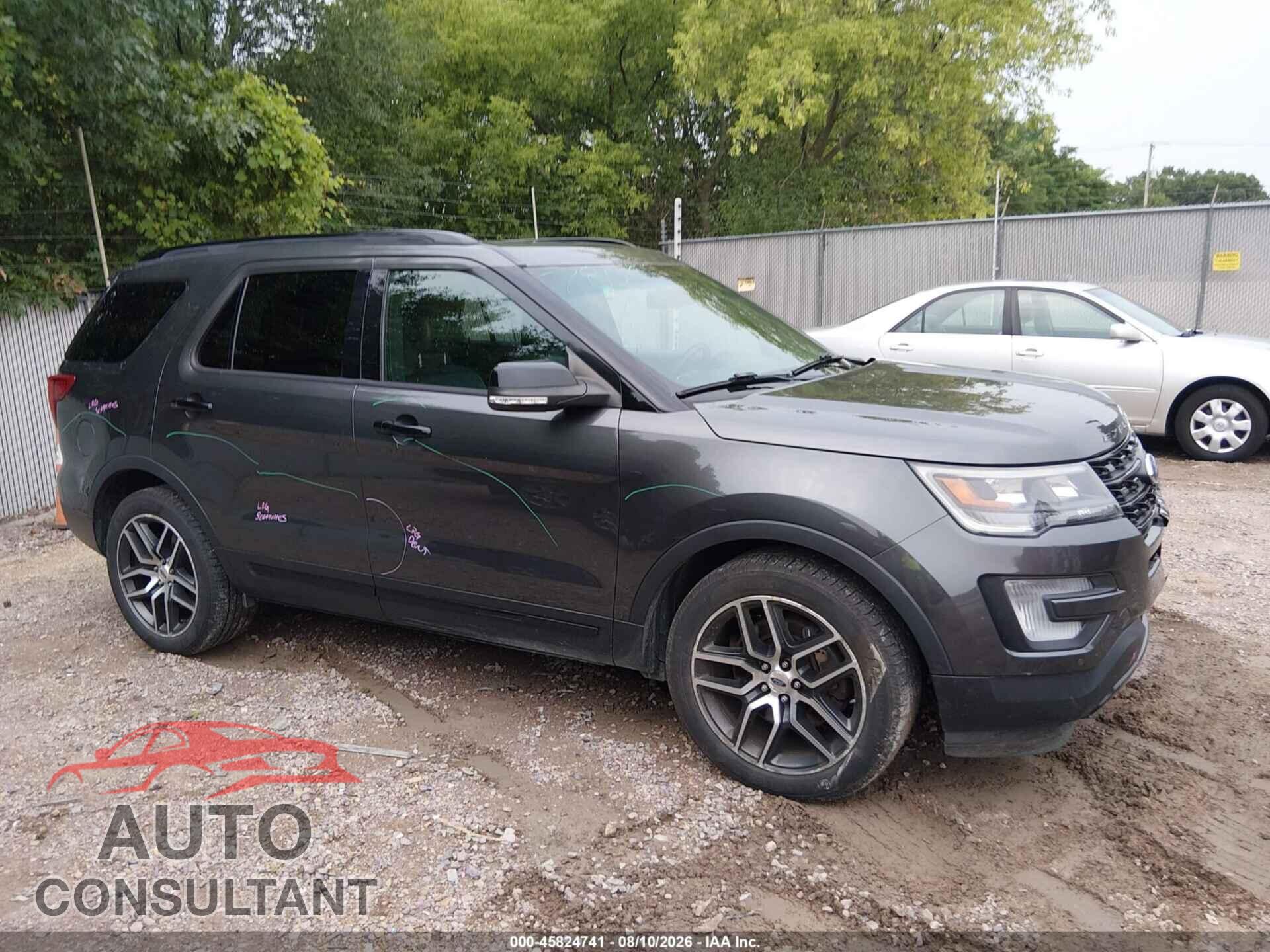 FORD EXPLORER 2017 - 1FM5K8GT9HGA33902