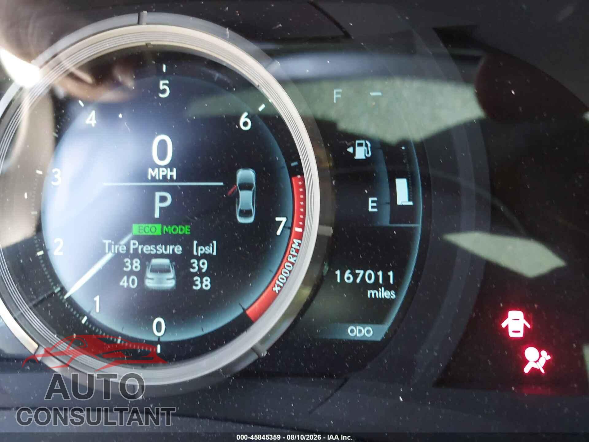 LEXUS IS 250 2014 - JTHBF1D29E5042104