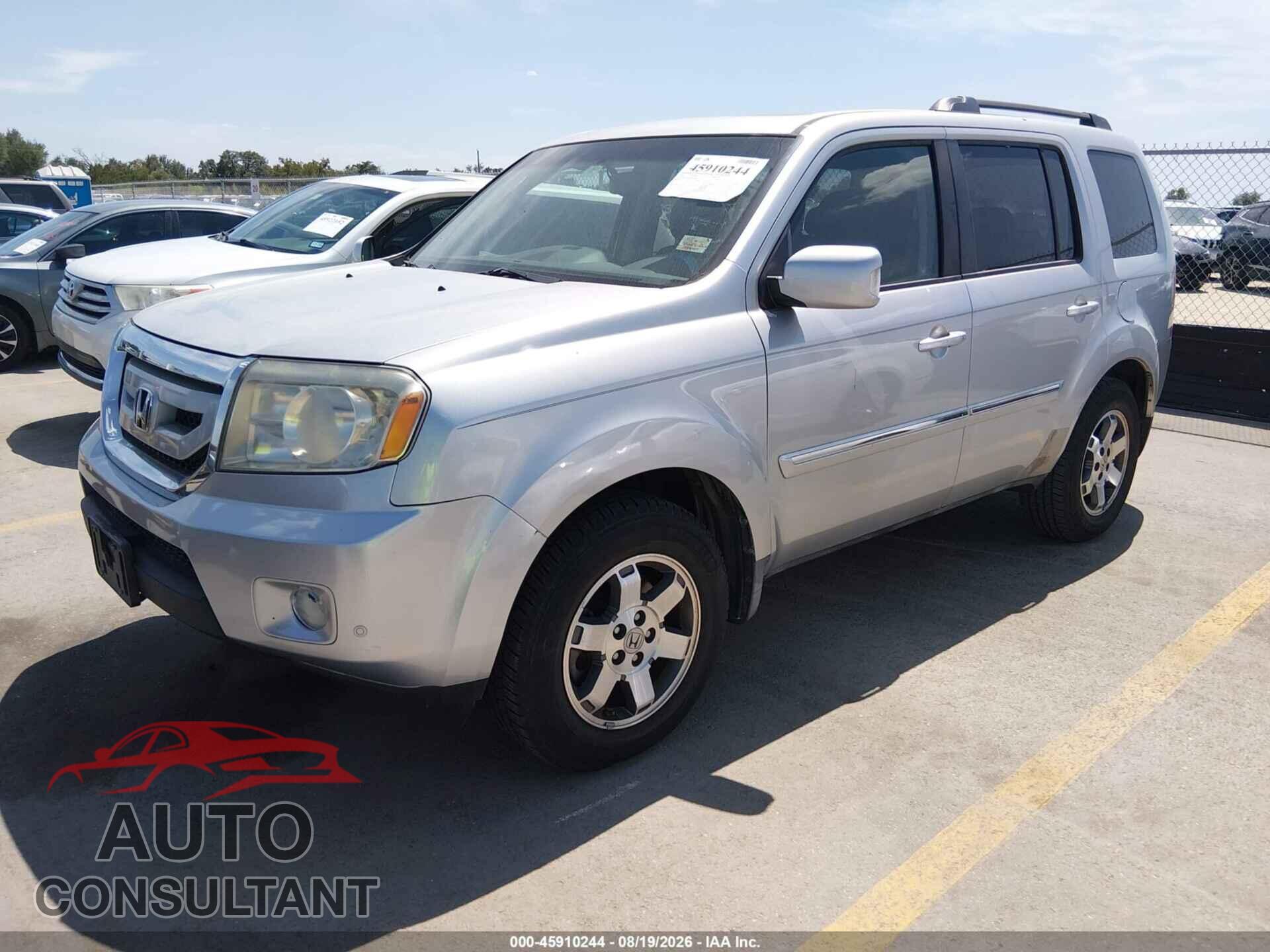 HONDA PILOT 2010 - 5FNYF3H87AB005888