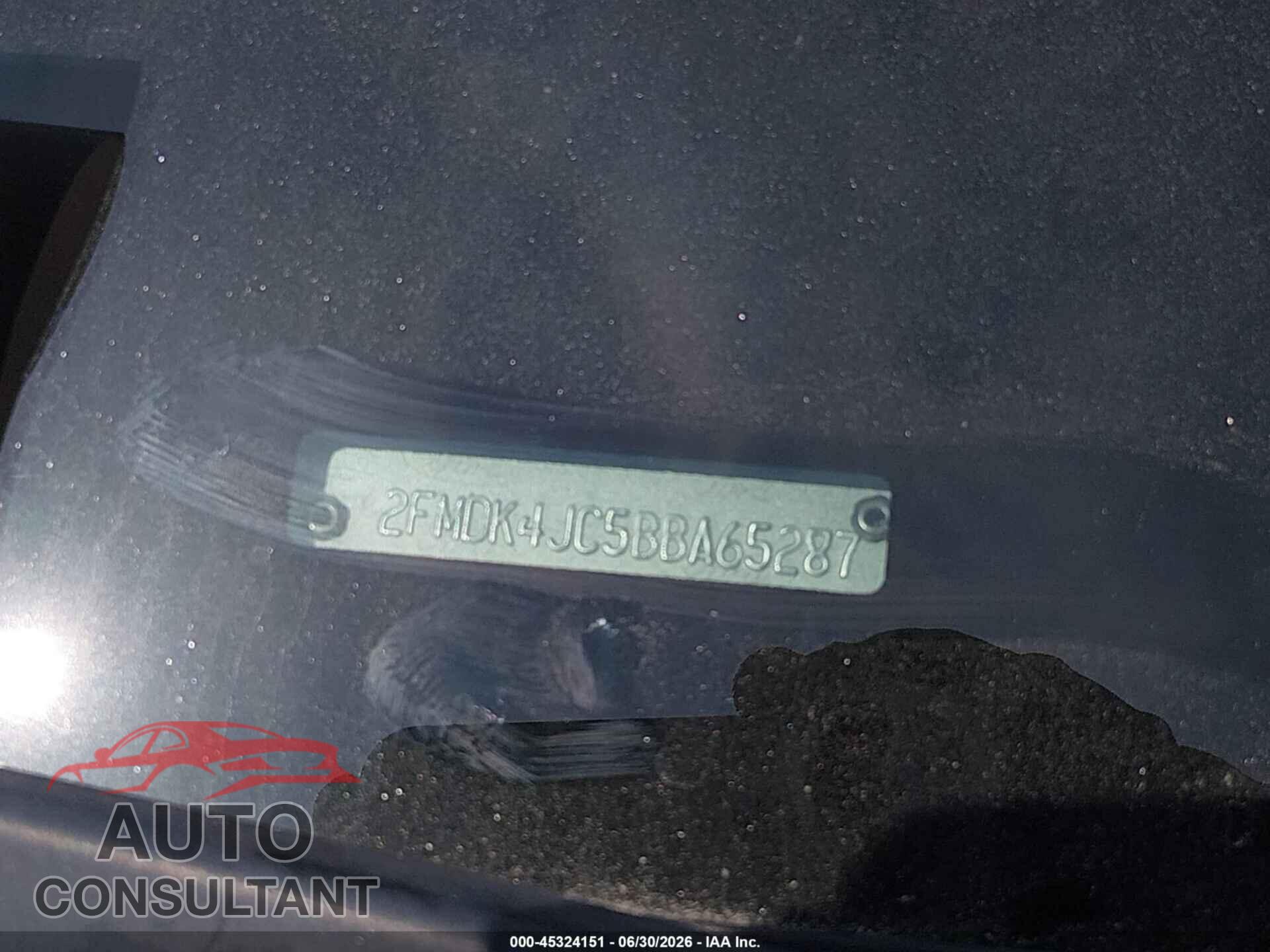 FORD EDGE 2011 - 2FMDK4JC5BBA65287
