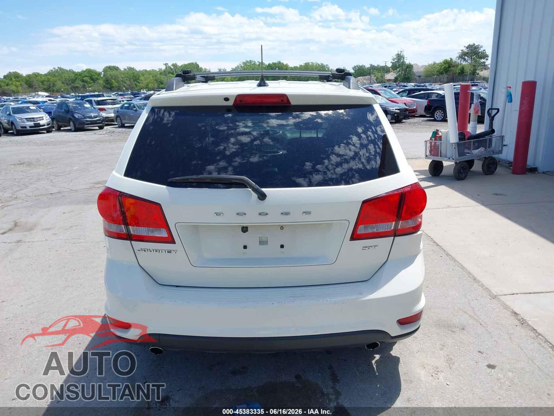 DODGE JOURNEY 2012 - 3C4PDCBG7CT395106
