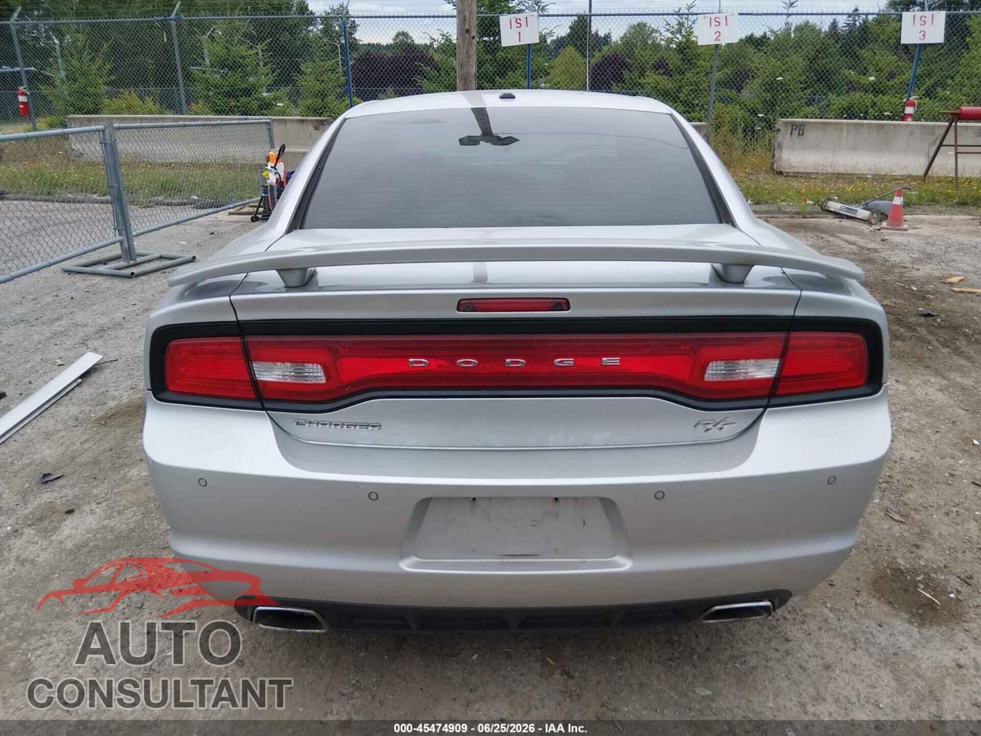DODGE CHARGER 2012 - 2C3CDXCT6CH102987