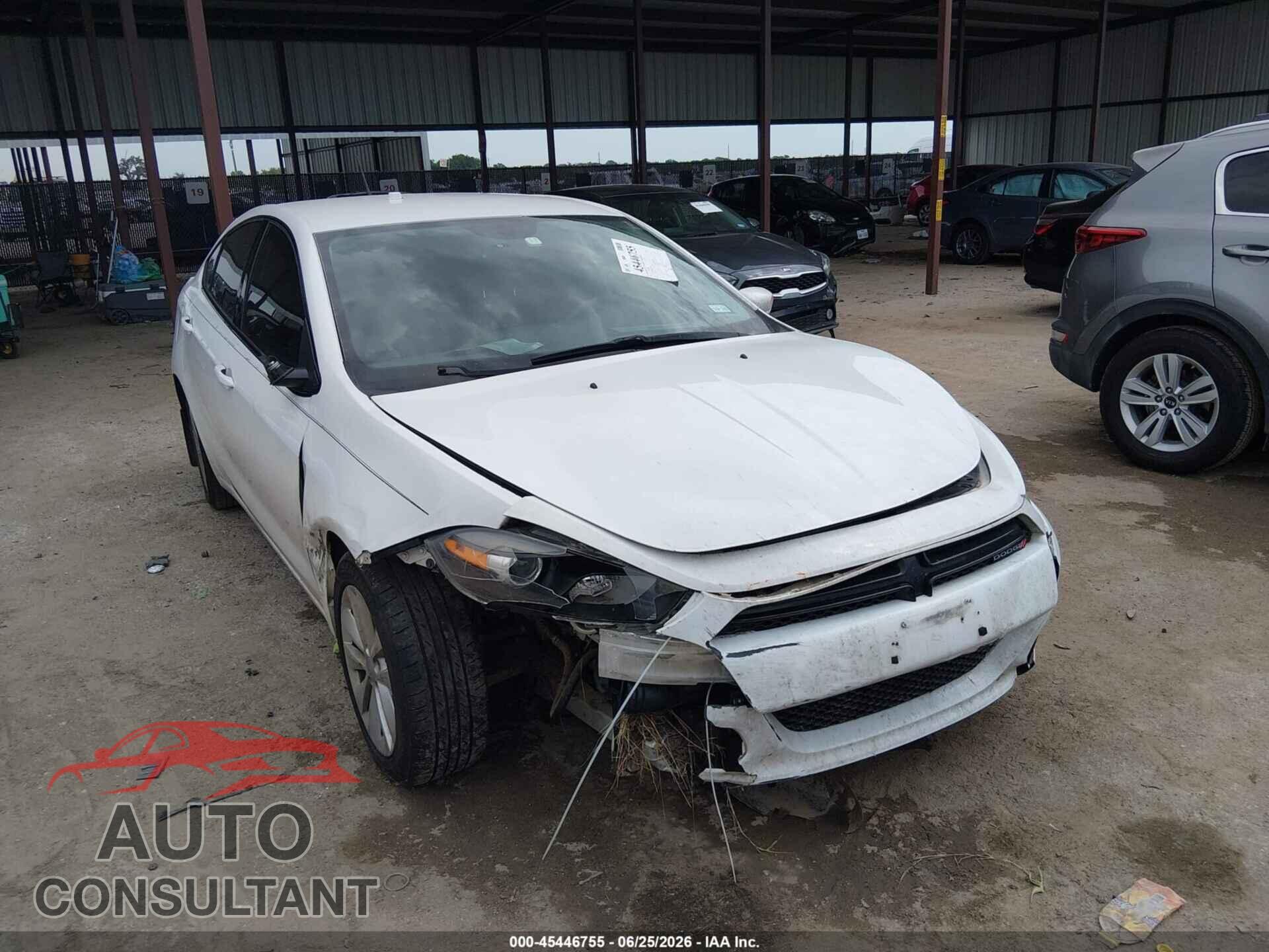 DODGE DART 2014 - 1C3CDFBB9ED822349