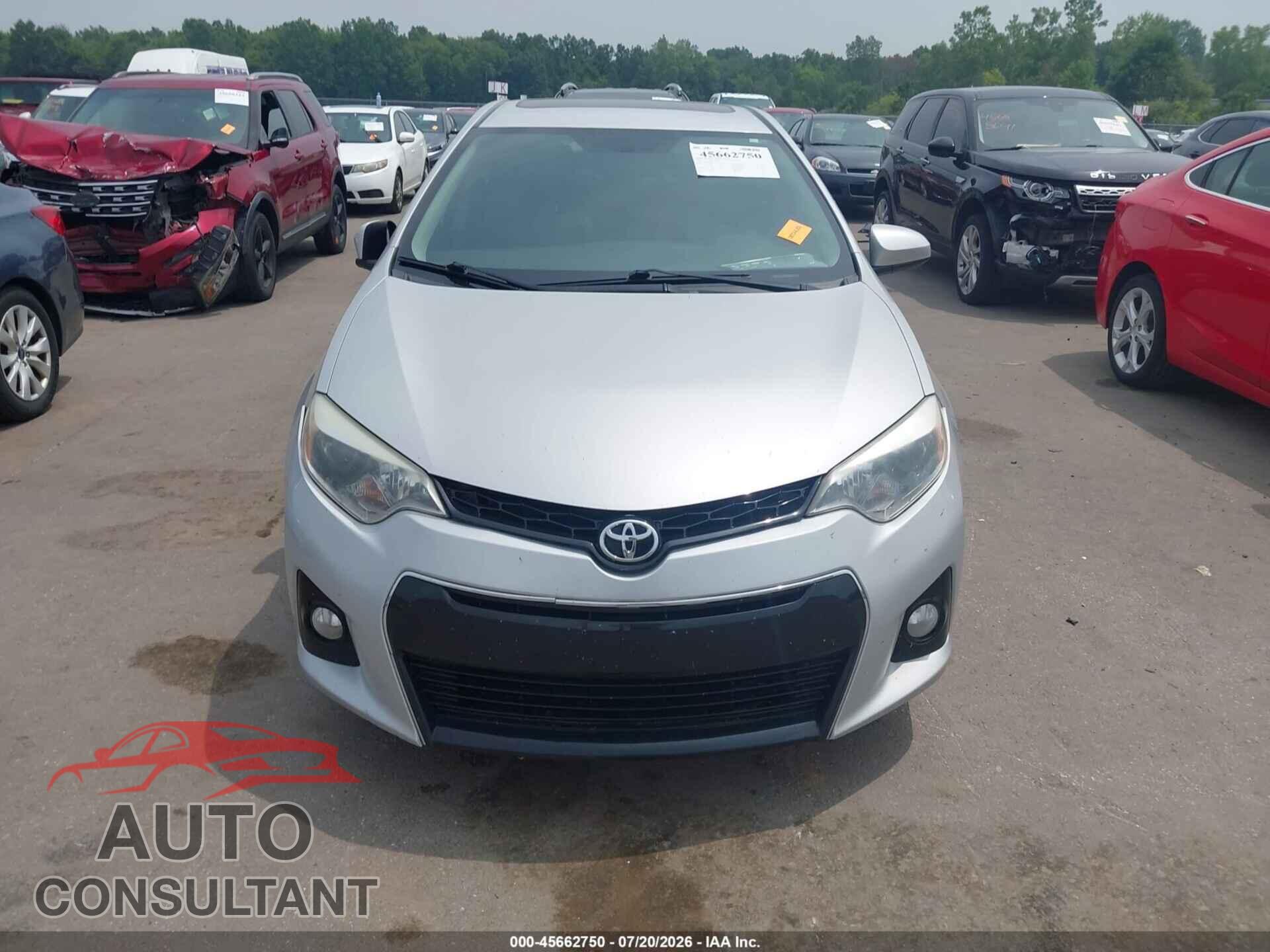 TOYOTA COROLLA 2014 - 2T1BURHEXEC130642