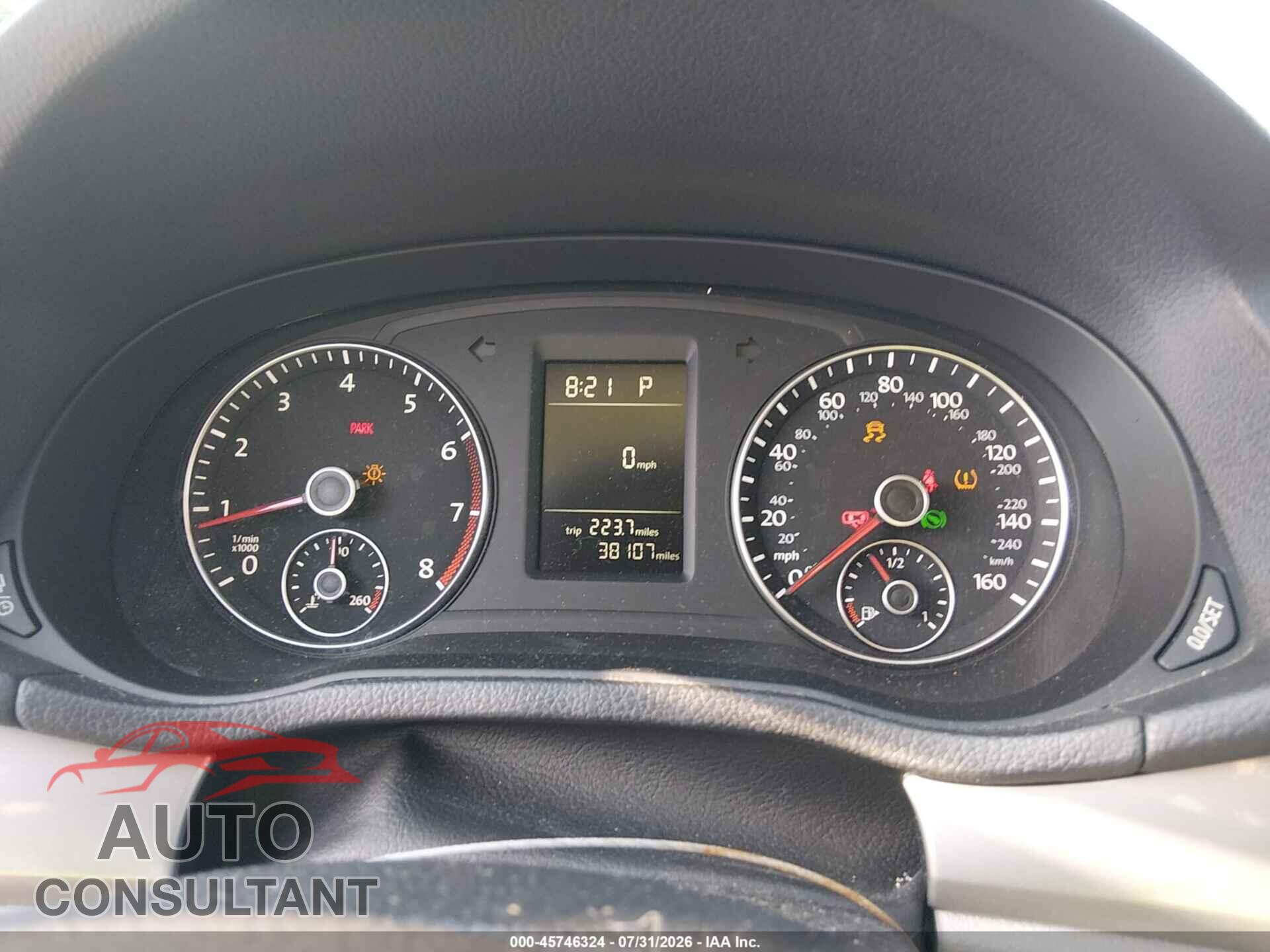 VOLKSWAGEN PASSAT 2015 - 1VWAT7A34FC086835