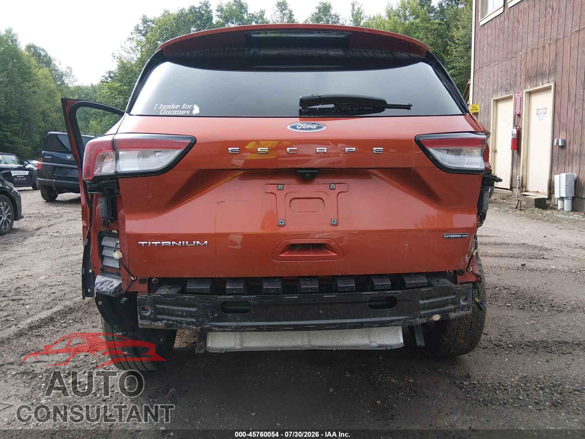 FORD ESCAPE 2020 - 1FMCU9DZ7LUA49087