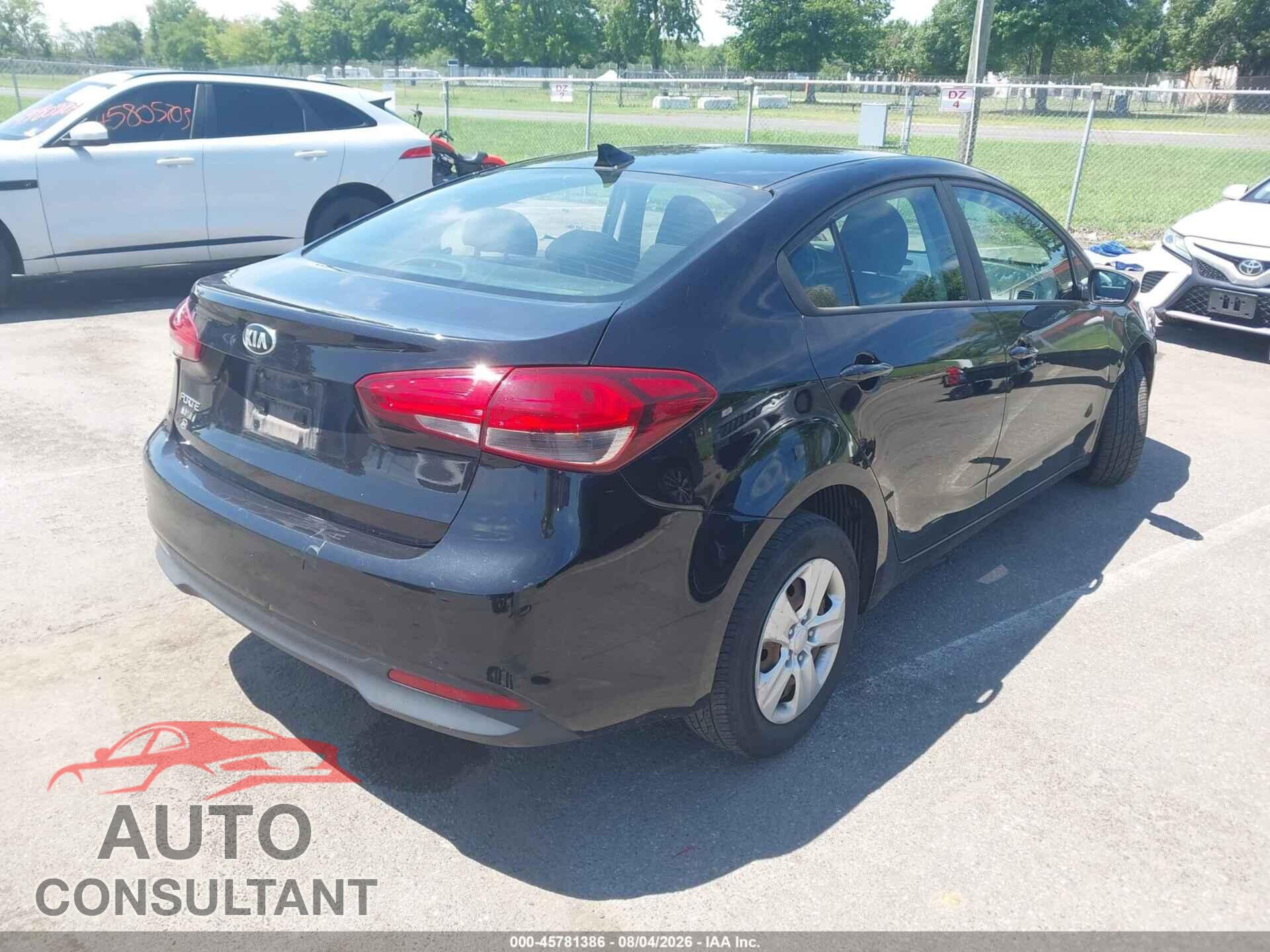 KIA FORTE 2017 - 3KPFK4A73HE158472