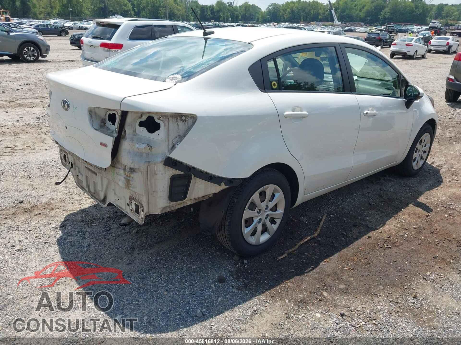 KIA RIO 2013 - KNADM4A36D6150104