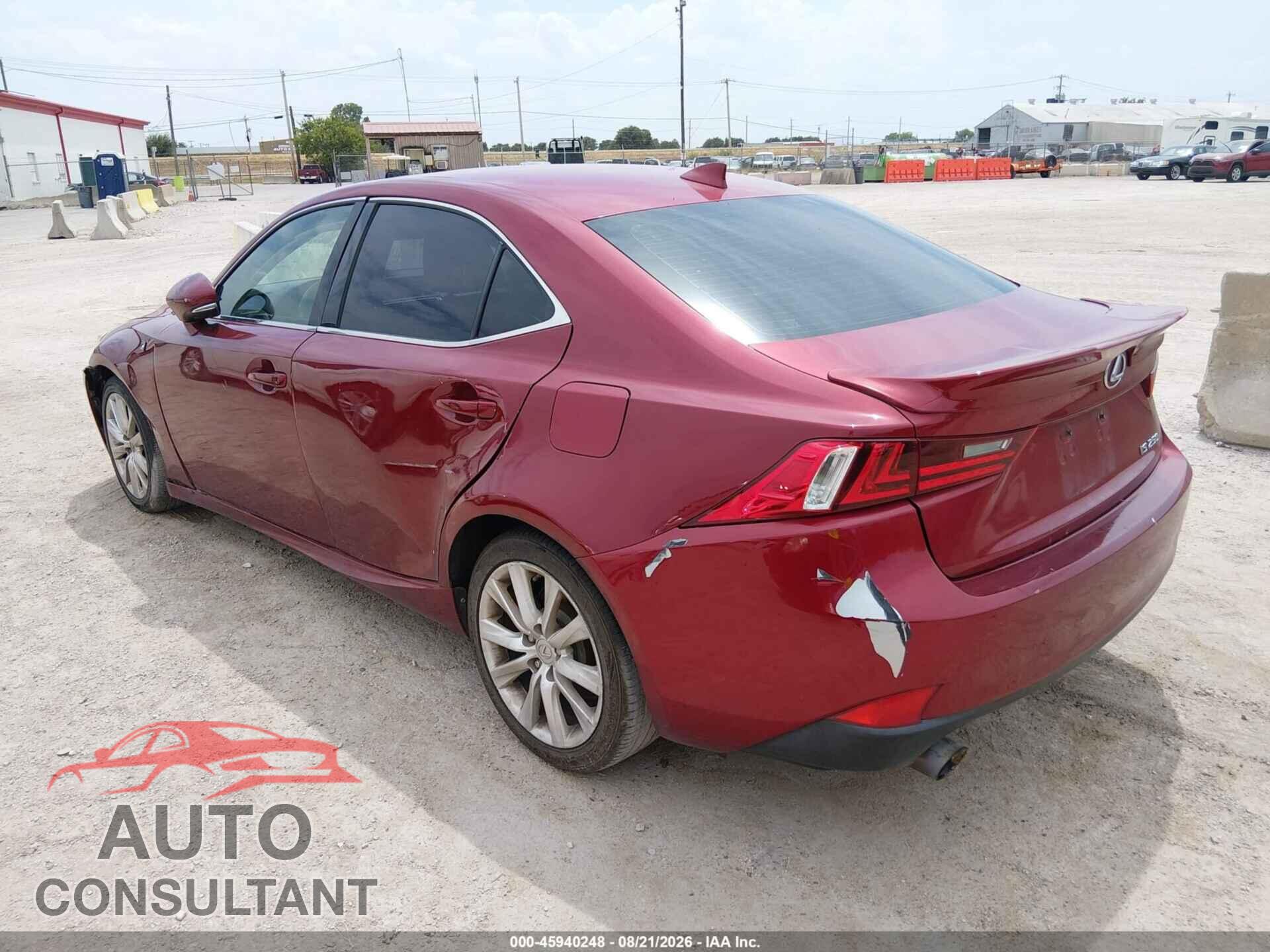 LEXUS IS 250 2014 - JTHBF1D20E5029337