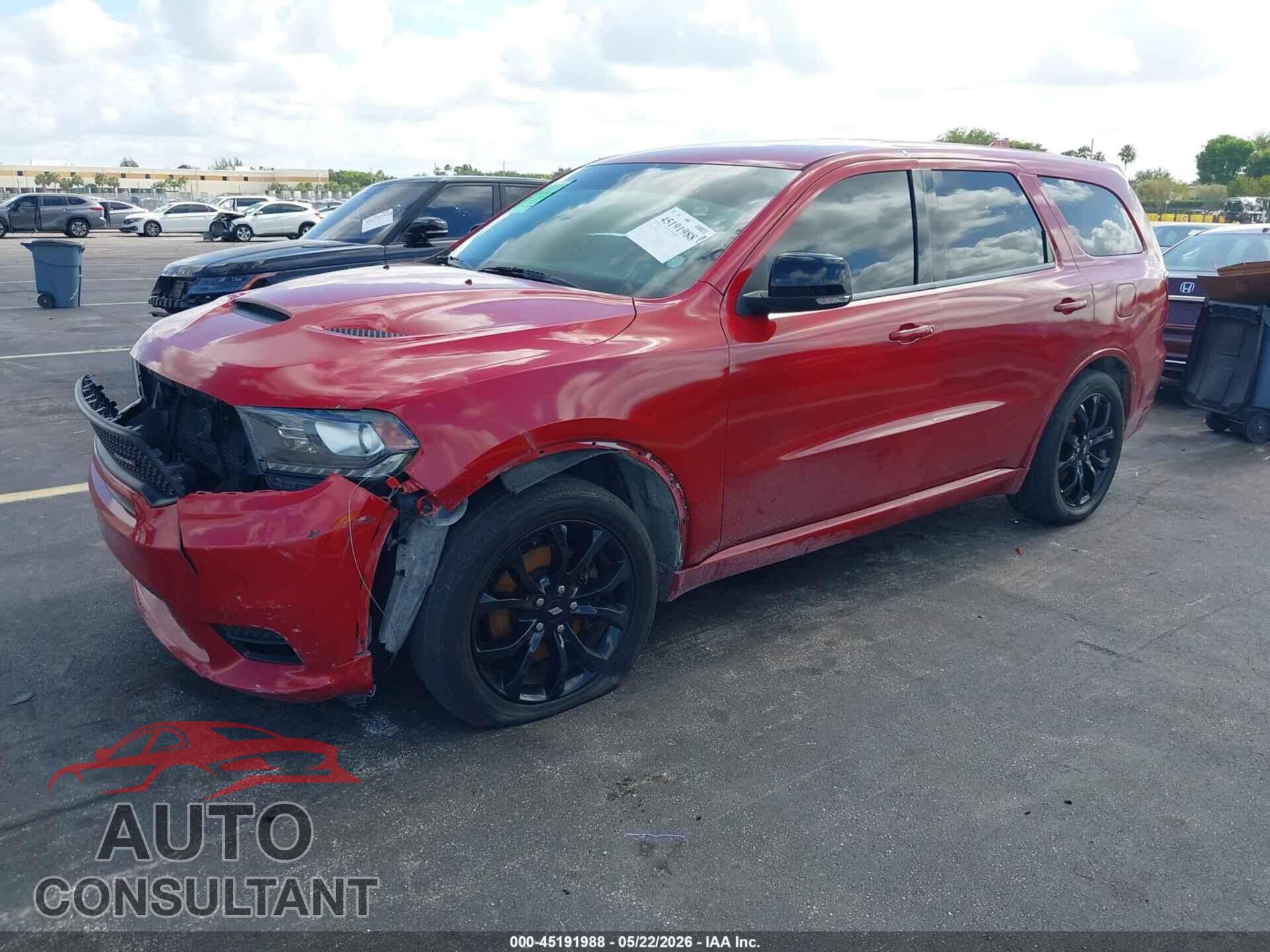 DODGE DURANGO 2019 - 1C4SDHCT8KC820510