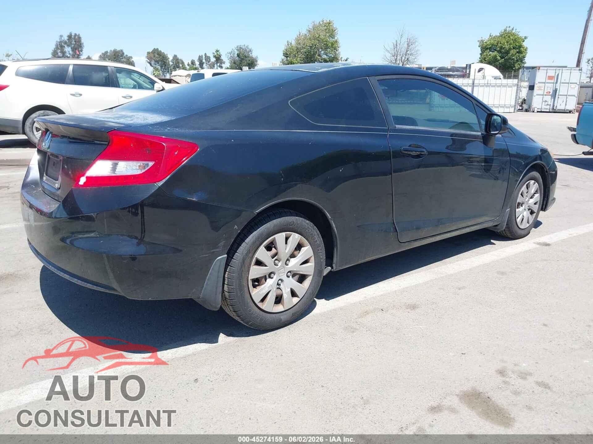 HONDA CIVIC 2012 - 2HGFG3B59CH561735