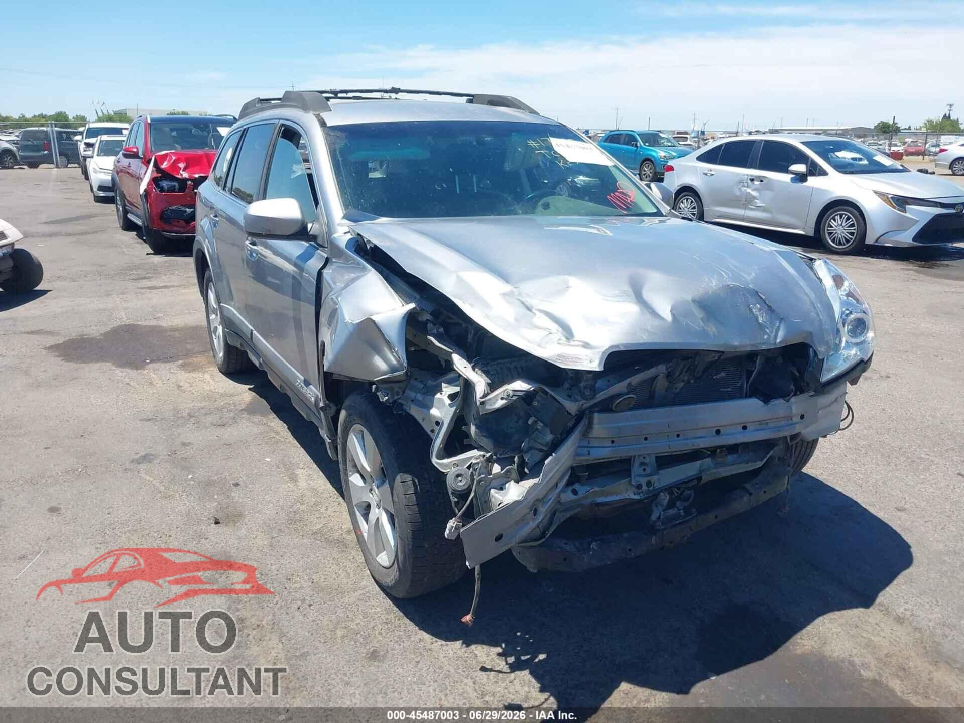 SUBARU OUTBACK 2011 - 4S4BRBFC2B3434543