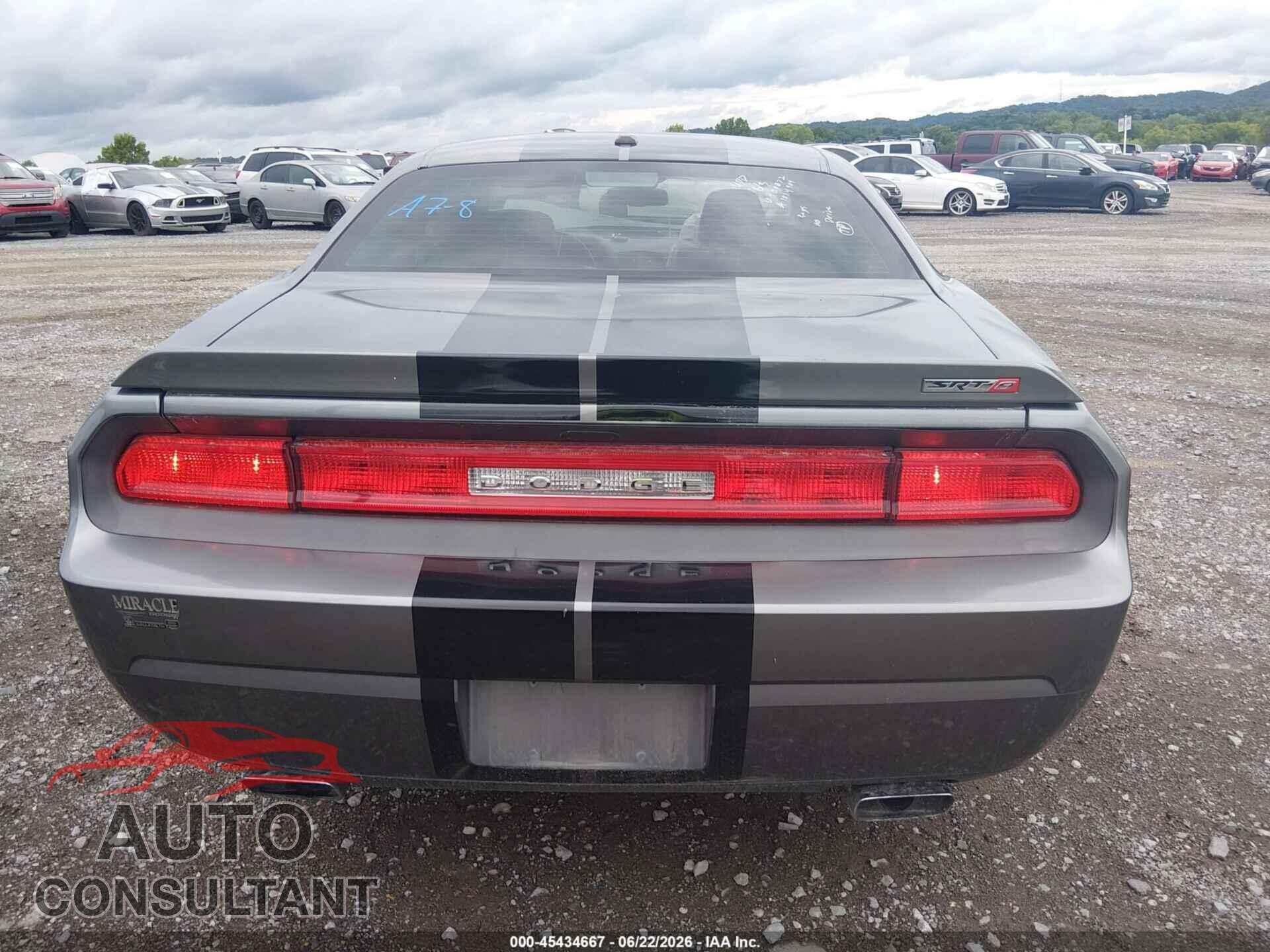DODGE CHALLENGER 2012 - 2C3CDYCJ8CH109072