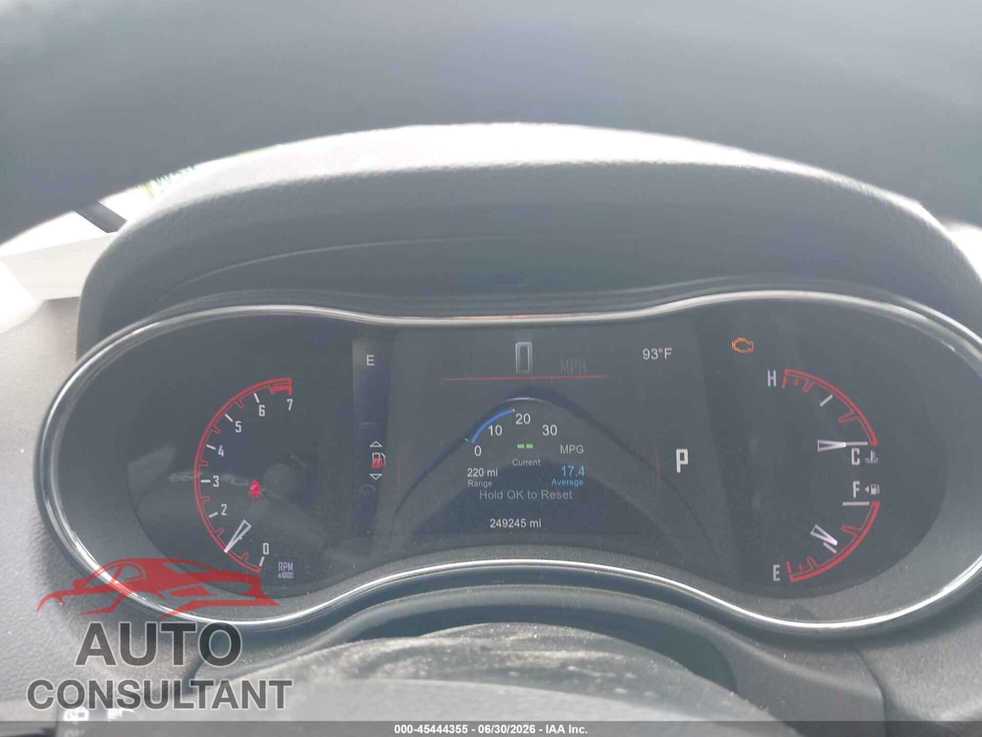 DODGE DURANGO 2014 - 1C4RDJDG1EC462050