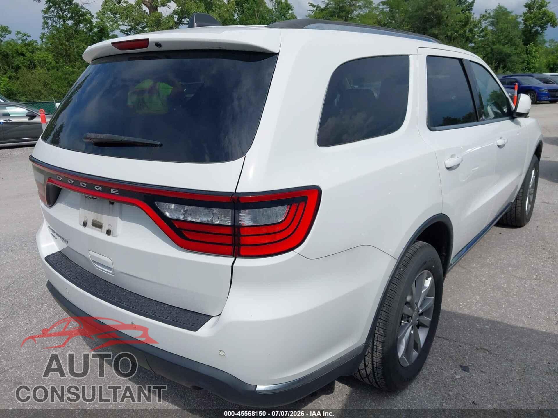 DODGE DURANGO 2017 - 1C4RDJAG7HC870156