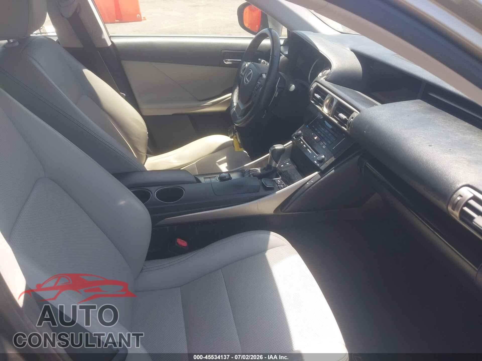 LEXUS IS 250 2014 - JTHBF1D27E5011398