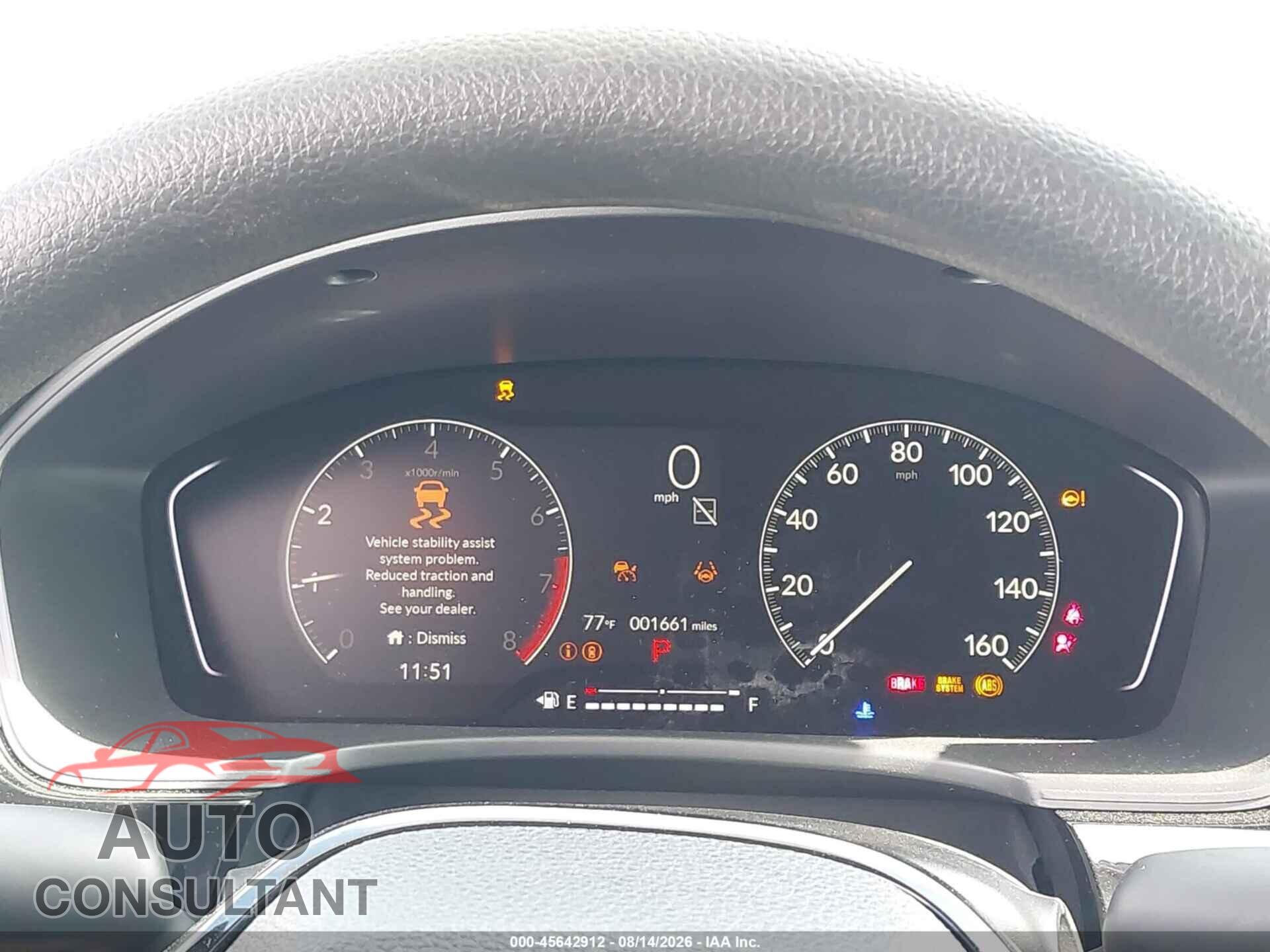 HONDA CIVIC 2026 - 2HGFE2F29TH586294