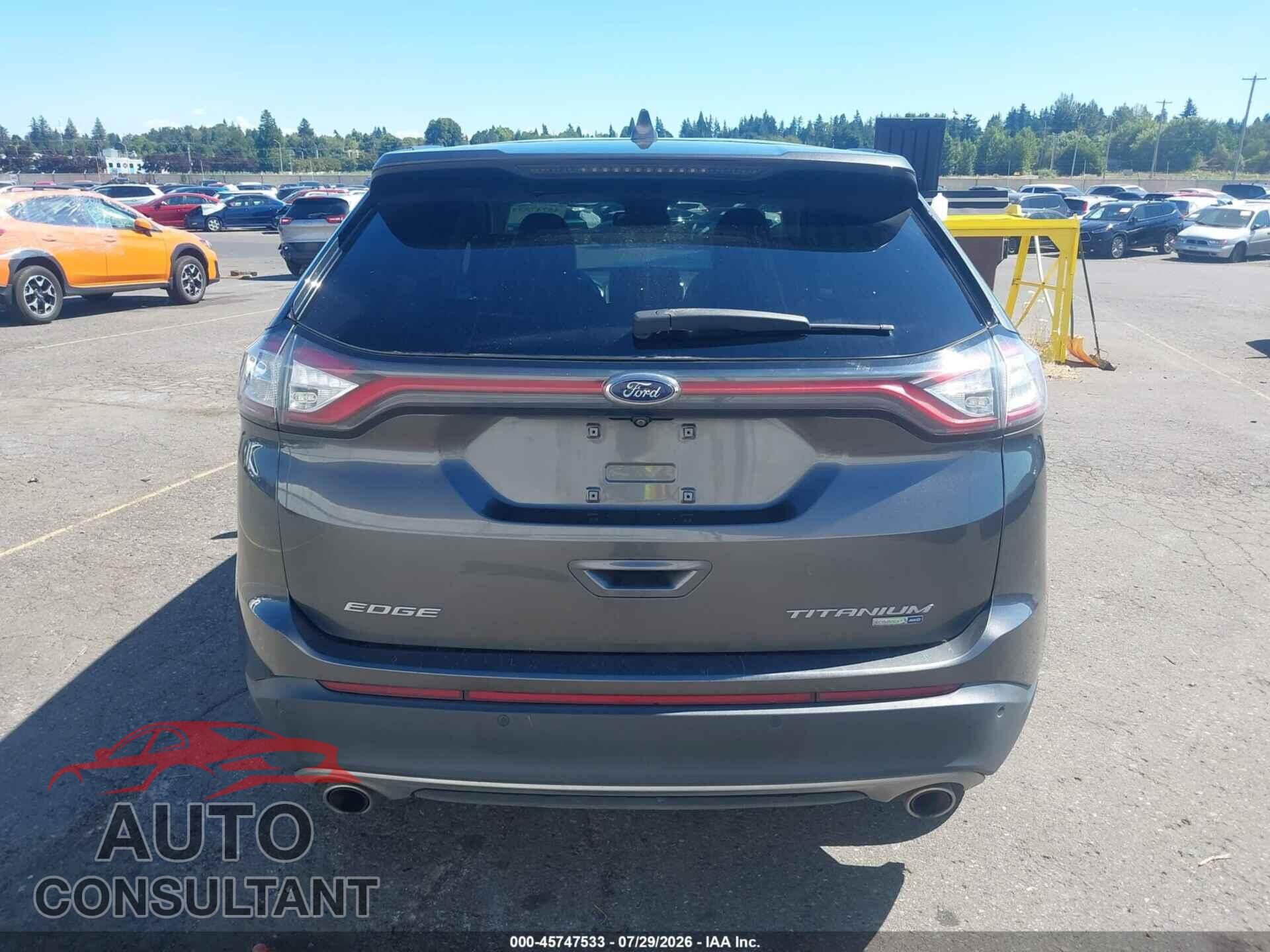FORD EDGE 2017 - 2FMPK4K92HBB89946