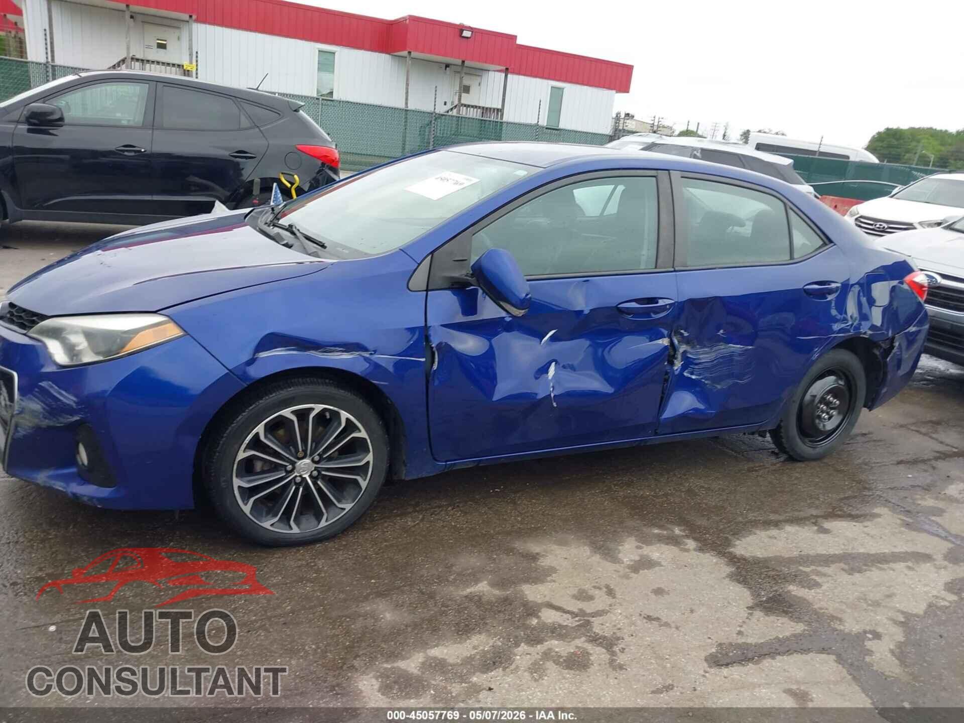 TOYOTA COROLLA 2015 - 2T1BURHEXFC448276