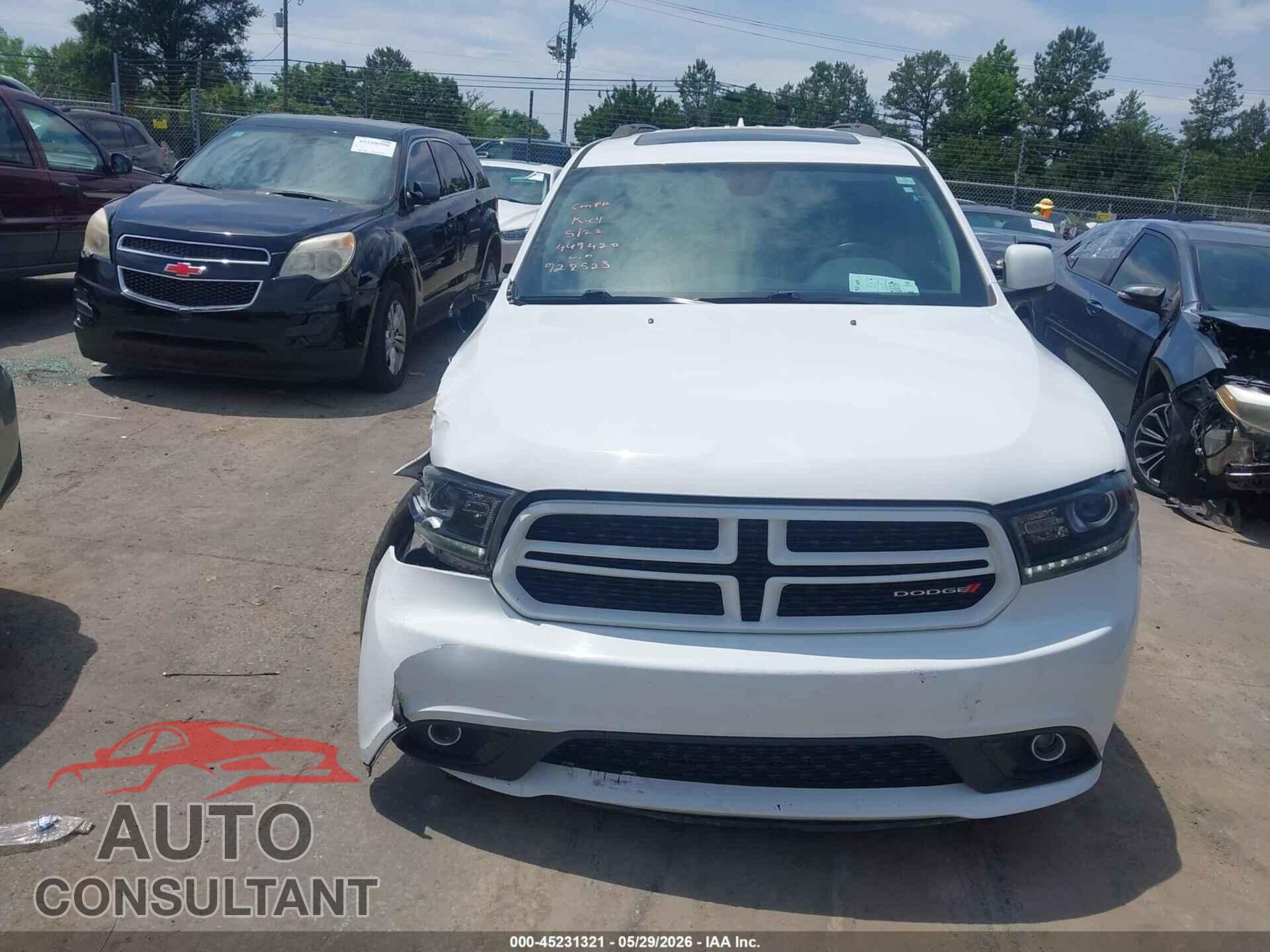 DODGE DURANGO 2017 - 1C4RDHDG1HC928525