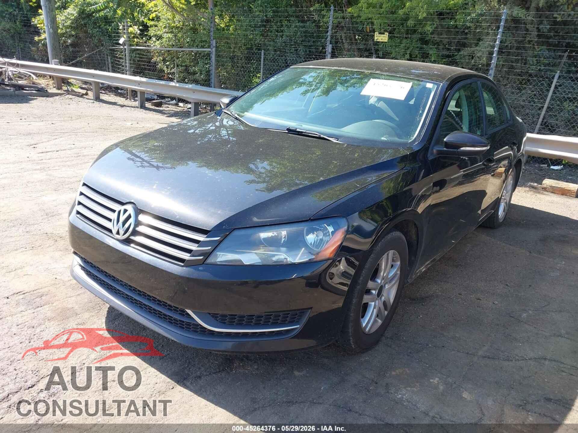 VOLKSWAGEN PASSAT 2012 - 1VWAP7A39CC003514