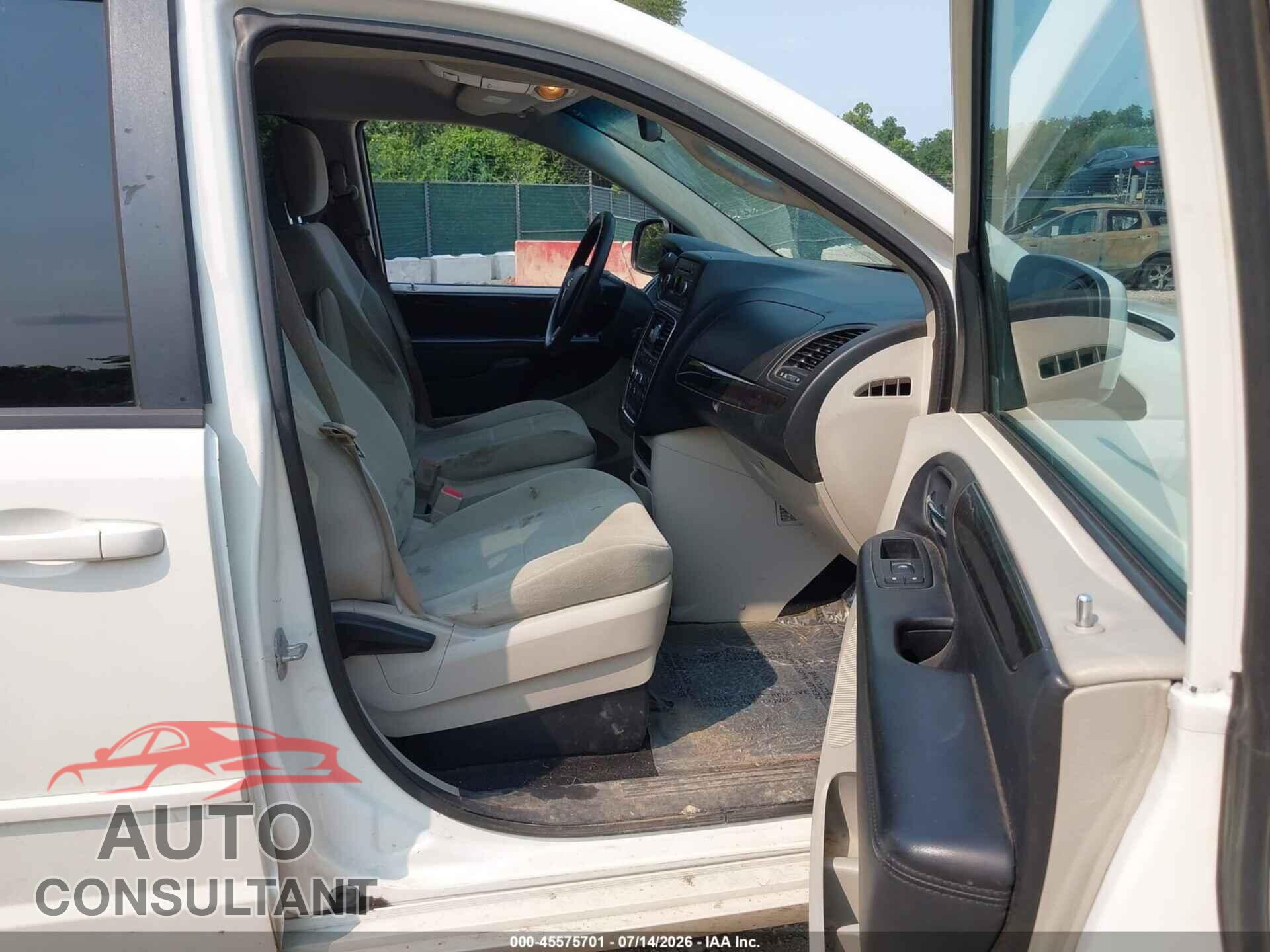 DODGE GRAND CARAVAN 2012 - 2C4RDGCGXCR219121