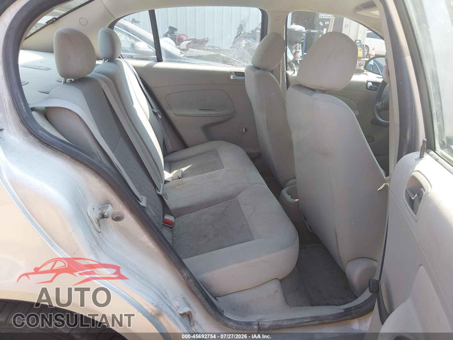 CHEVROLET COBALT 2009 - 1G1AS58H497278564