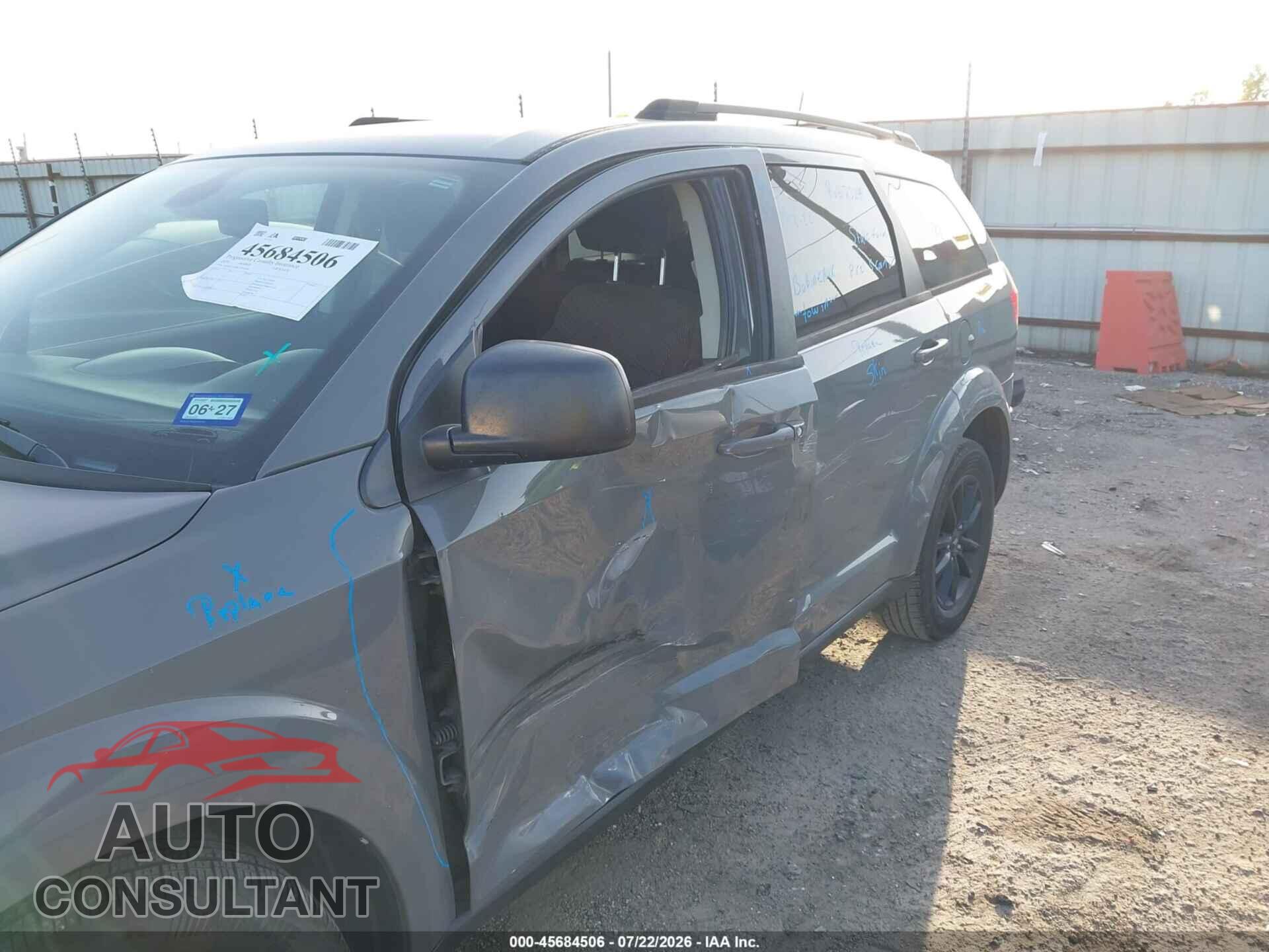 DODGE JOURNEY 2020 - 3C4PDCAB6LT201848