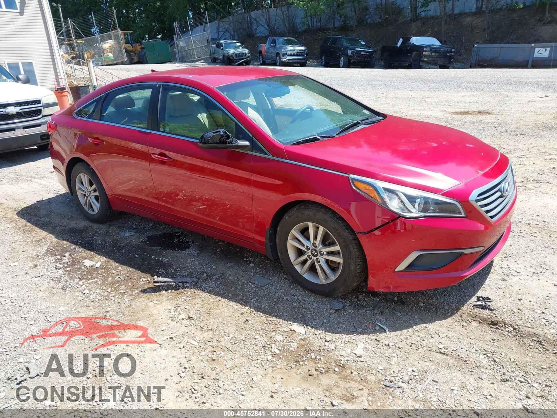 HYUNDAI SONATA 2017 - 5NPE24AF3HH584094