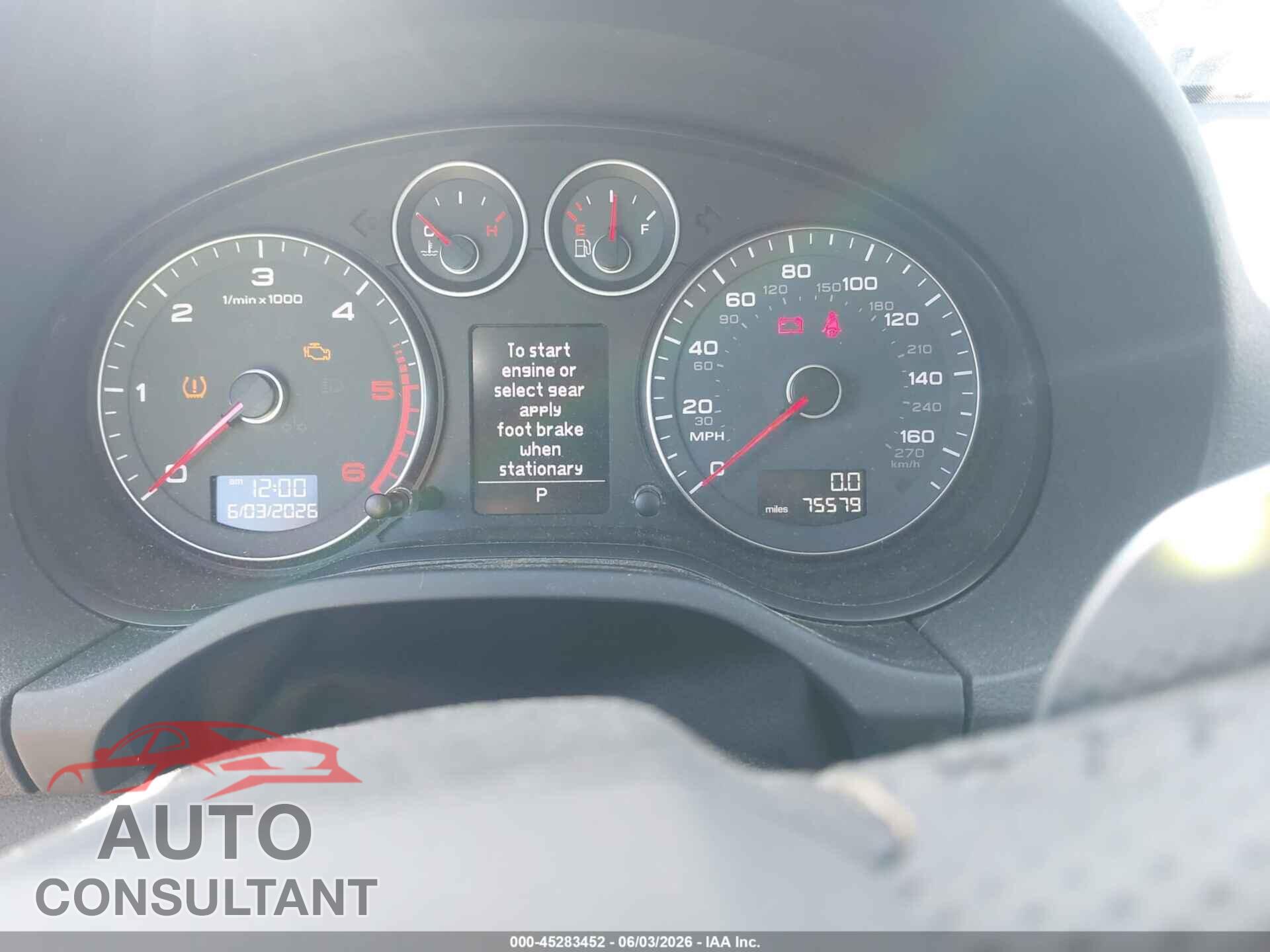 AUDI A3 2013 - WAUKJAFM4DA018407
