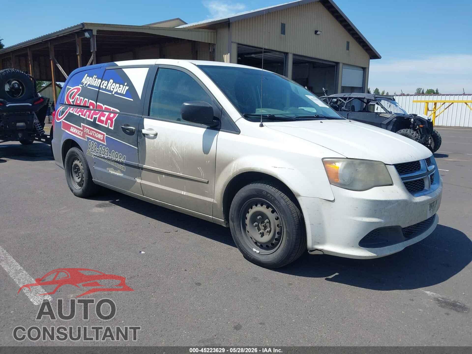 DODGE GRAND CARAVAN 2012 - 2C4RDGBG5CR396516